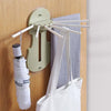 7728 Plastic 7-in-1 Multifunction Retractable Wall-Mounted Pull-Out Hanger Rack Without Punching Hooks Up for Kitchen Bathroom Travel Sahayak