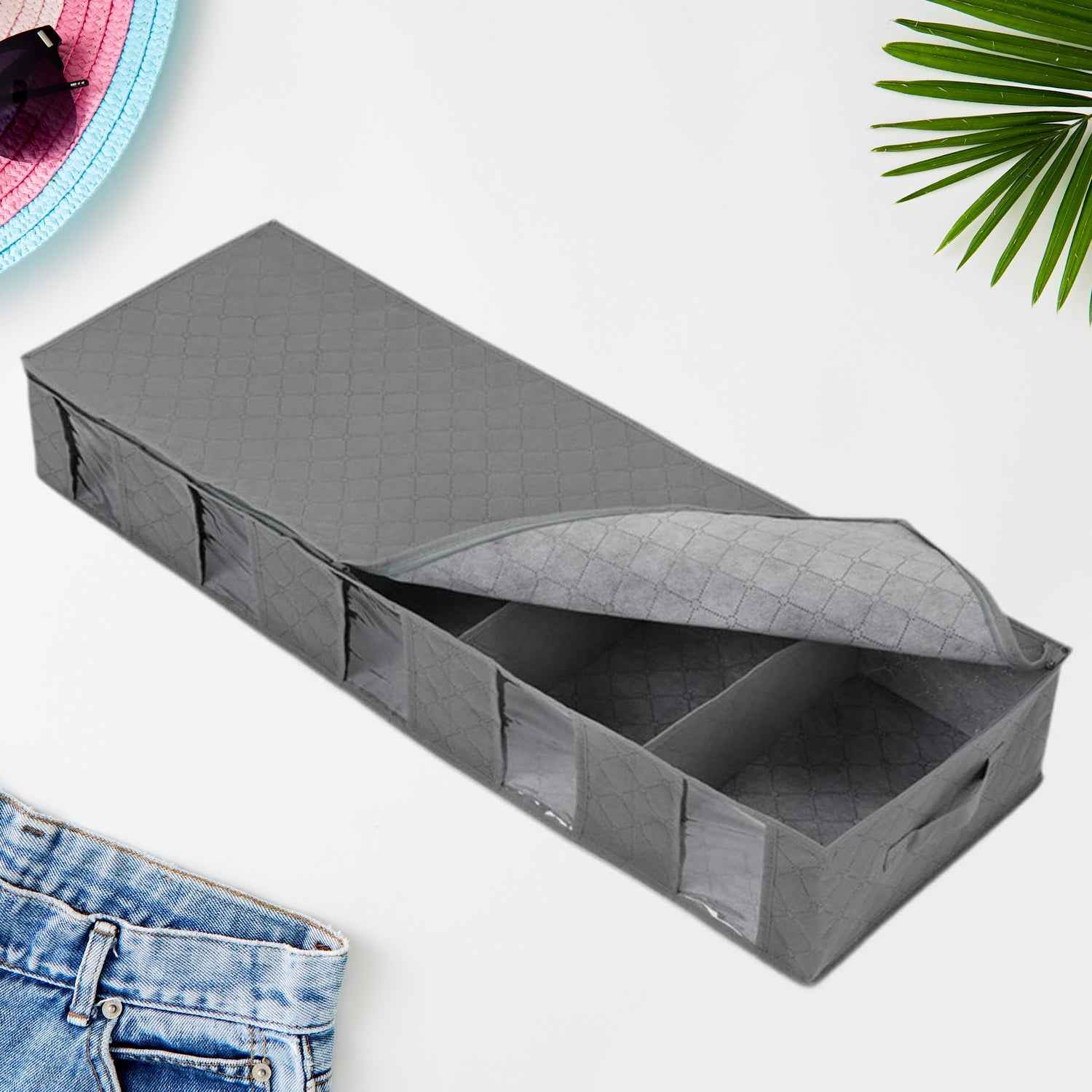 Foldable Under-Bed Storage Organizer Box (1 Pc)