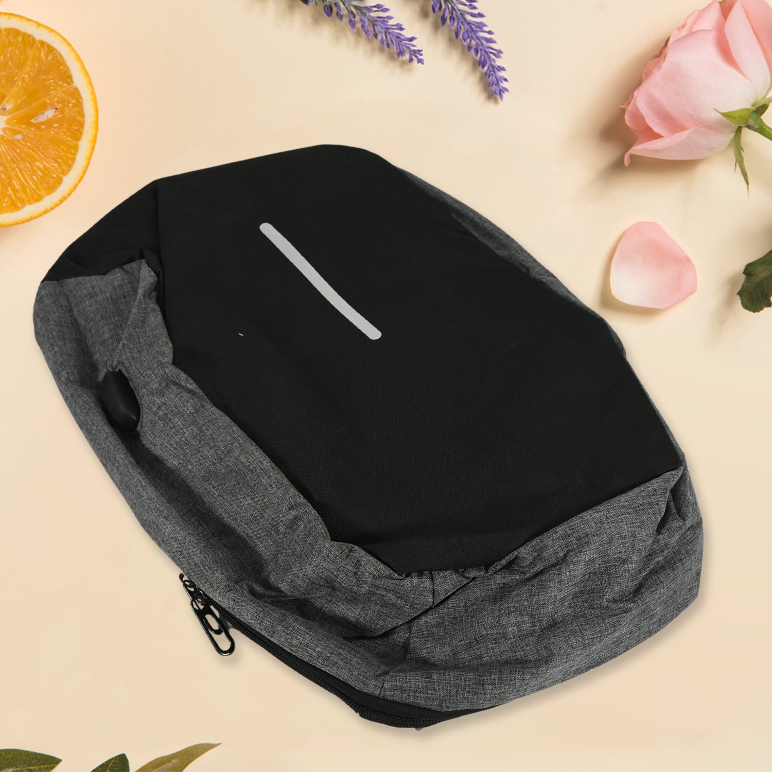 6138A WATERPROOF ANTI THEFT CROSSBODY FANNY PACK WAIST BAG PU LEATHER SHOULDER BAGS CHEST MEN CASUAL FASHION USB CHARGING EARPHONE HOOK SLING TRAVEL MESSENGERS BAG Travel Sahayak