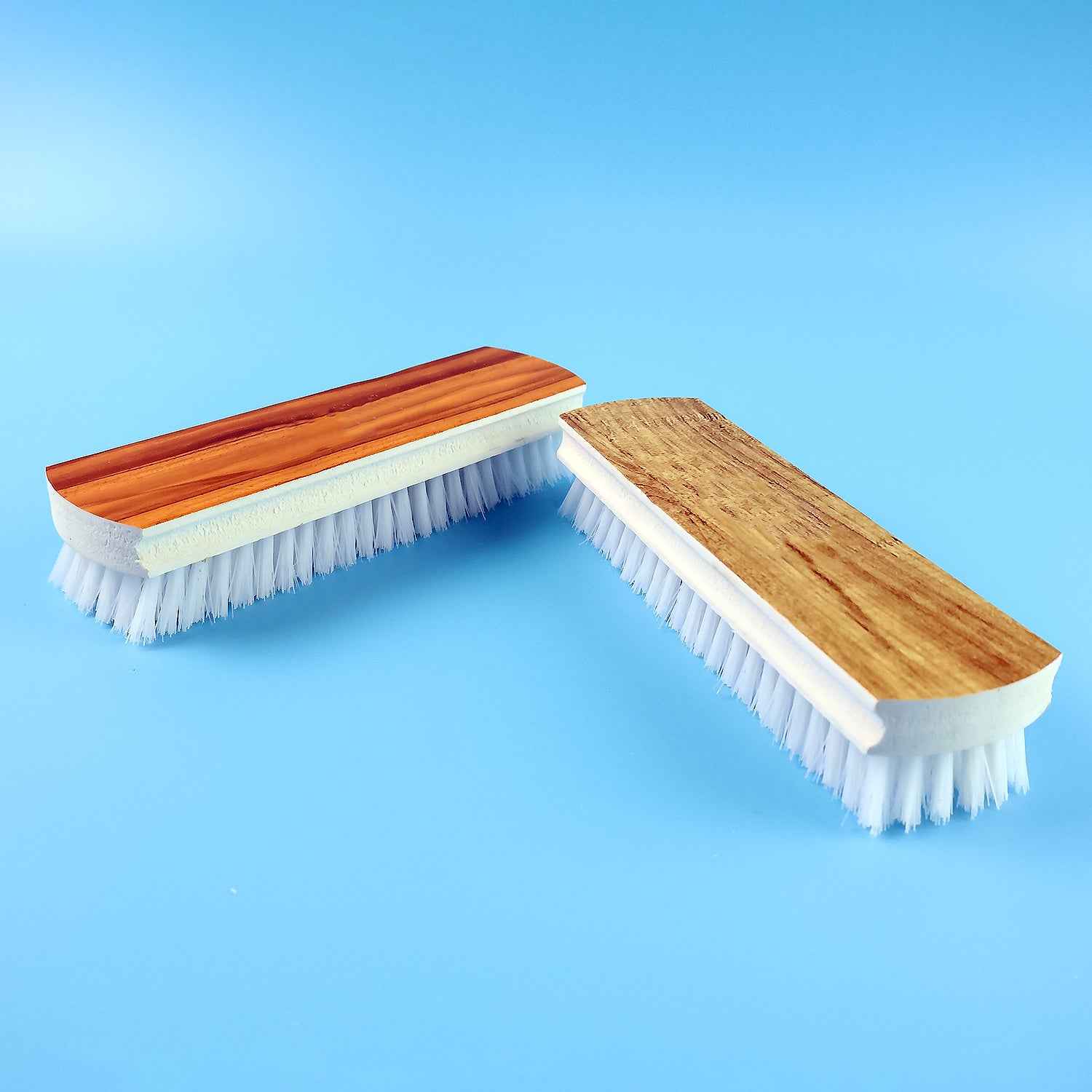 Veepee 6-Piece Washing and Cleaning Scrub Brush Set – (Multi-Color Bristles)