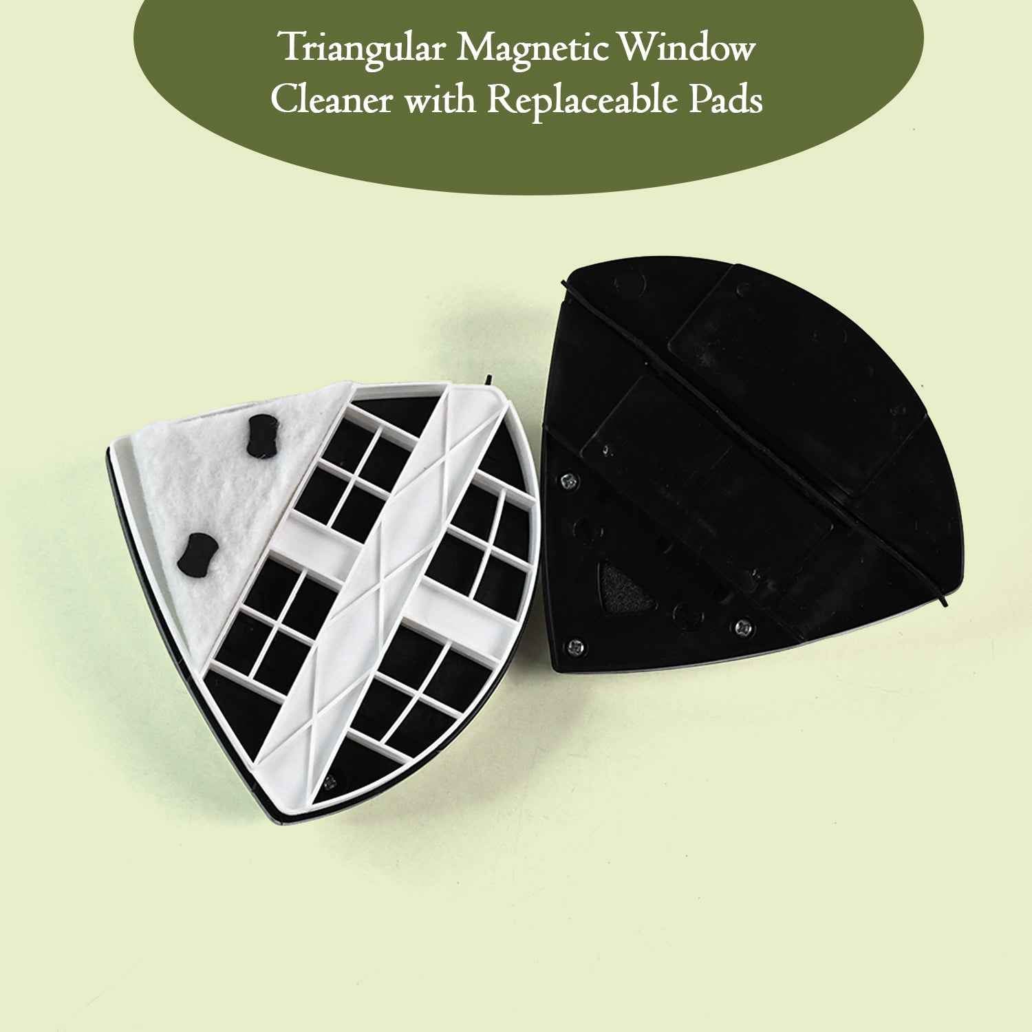 DOUBLE FACE GLASS CLEANER WINDOW SQUEEGEE, MAGNETIC WINDOW WASHING EQUIPMENT