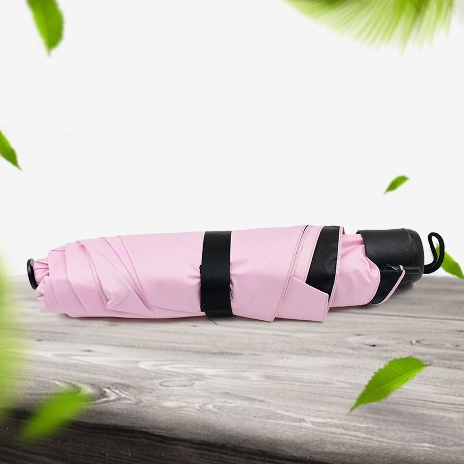 3-Fold Sun & Rain Protective Solid Foldable Umbrella, (1 Pc) travel sahayak