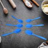 Multipurpose Silicone Spoon, Silicone Basting Spoon Non-Stick Kitchen Utensils Household Gadgets Heat-Resistant Non Stick Spoons Kitchen Cookware Items For Cooking and Baking (6 Pcs Set) travel sahayak