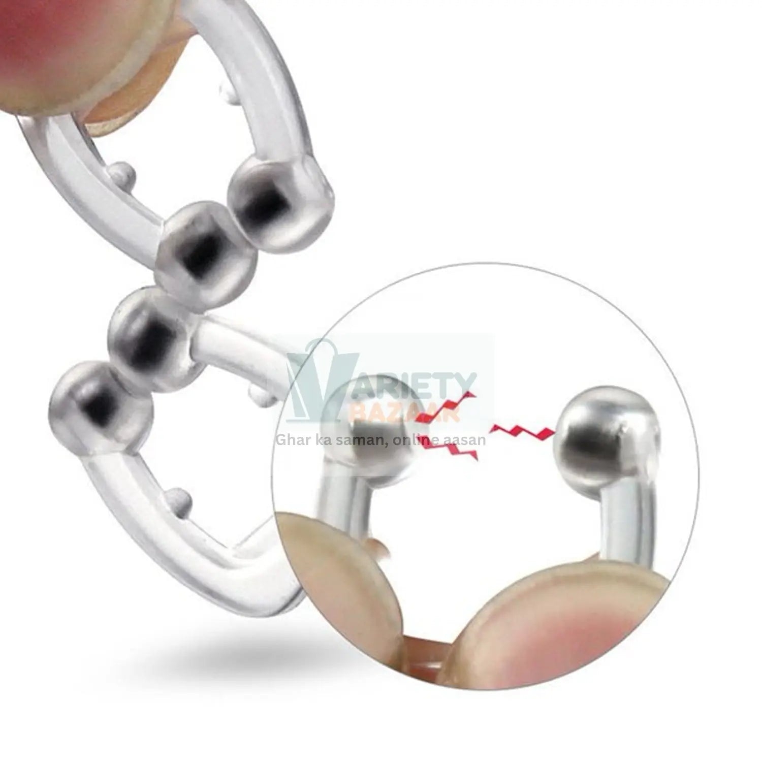 0337 Anti Snore device for men and woman Silicone Magnetic Nose Clip For heavy Snoring sleeper, Snore Stopper, Anti Snoring Device (1 Pc) Travel Sahayak