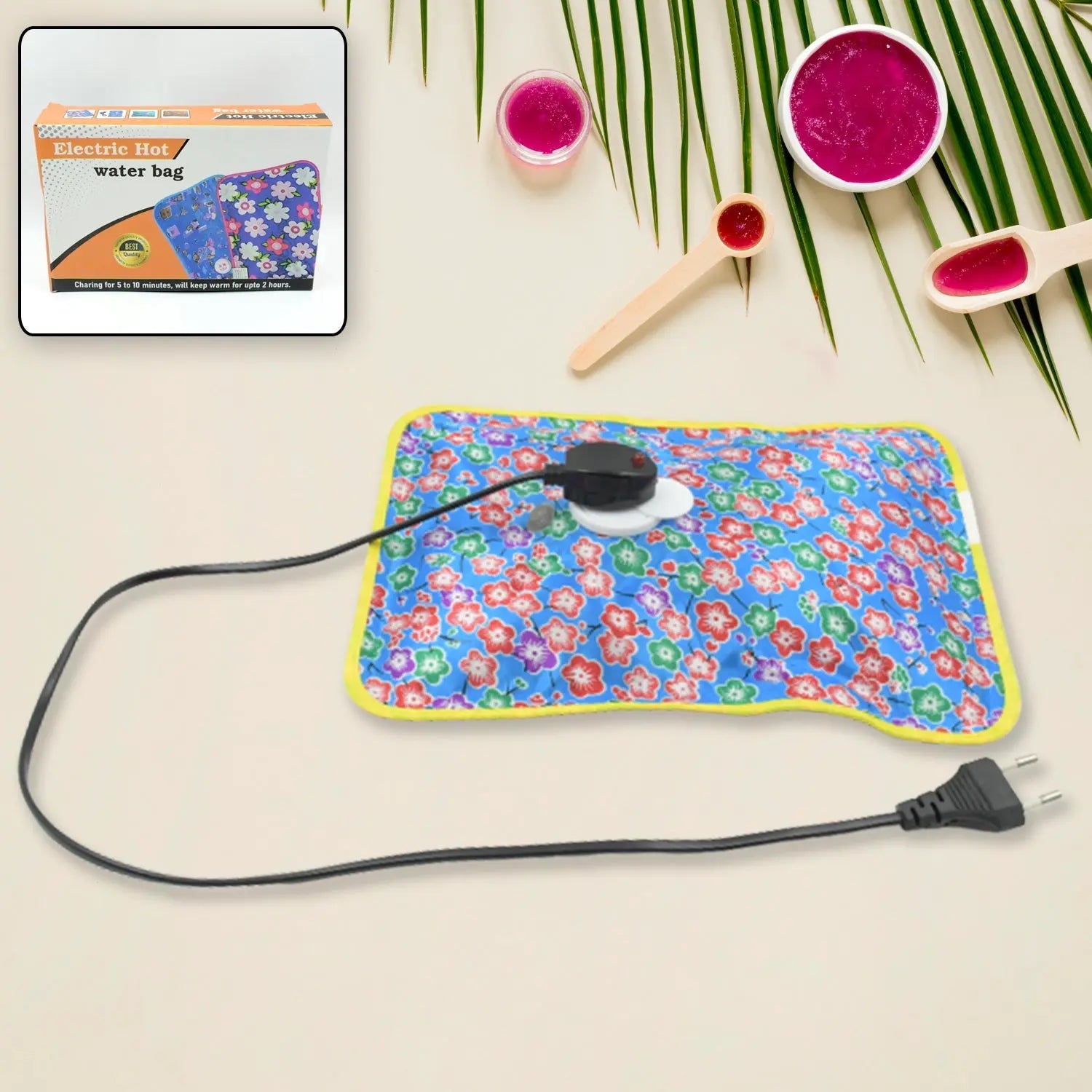 0341 Electric Hot Water Bag (Without Water) Travel Sahayak