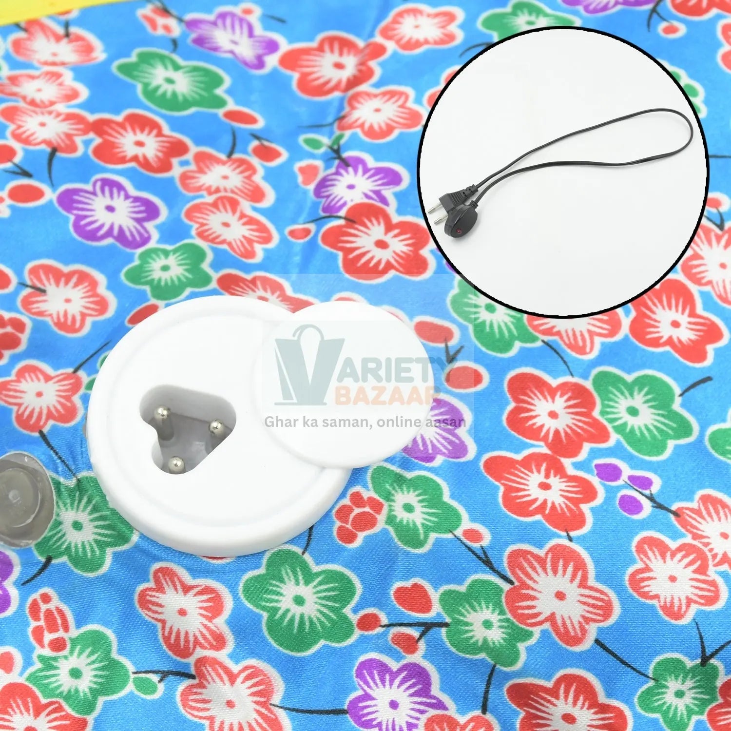 0341 Electric Hot Water Bag (Without Water) Travel Sahayak