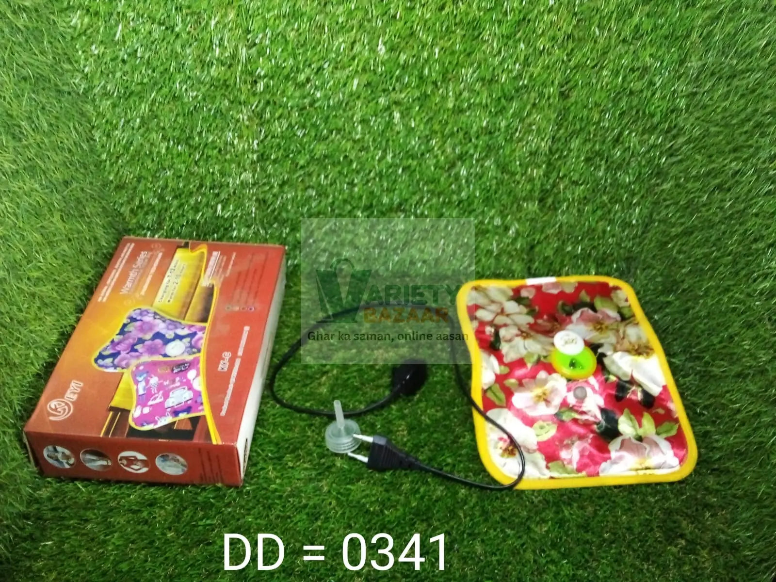 0341 Electric Hot Water Bag (Without Water) Travel Sahayak