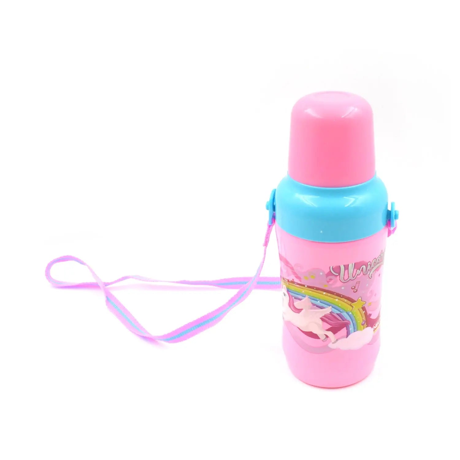 0398 Plastic Sports Insulated Water Bottle with Dori & Straw Easy to Carry High Quality Water Bottle, BPA-Free & Leak-Proof! for Kids' School, For Fridge, Office, Sports, School, Gym, Yoga (1 Pc 500ML) Travel Sahayak