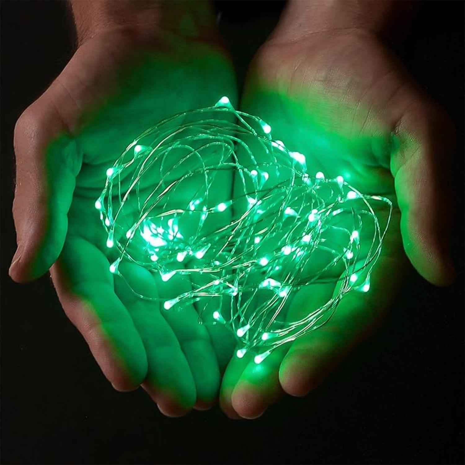 Battery Operated LED Fairy String Light – Copper Wire LEDs (1 Pc)