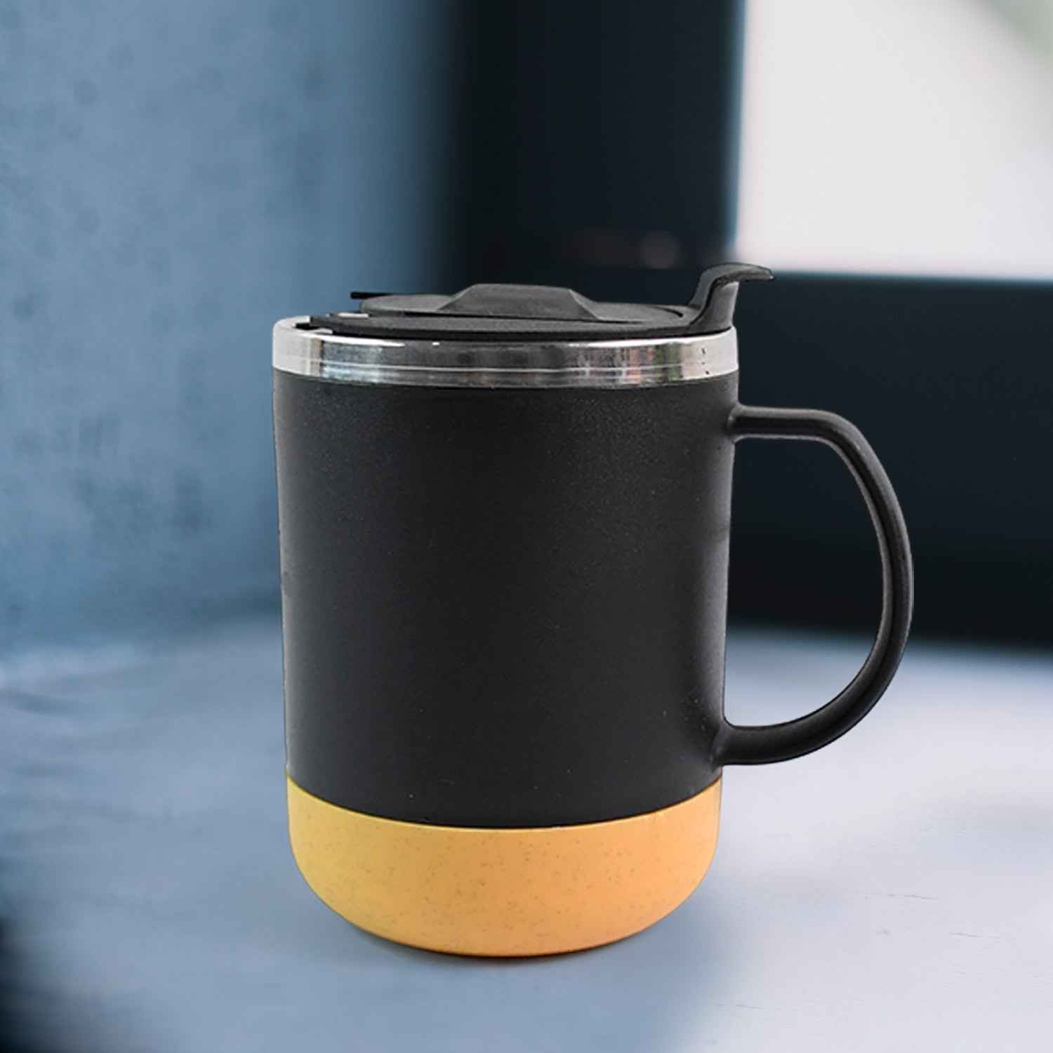 Insulated Coffee Mug with Spill-Proof Lid (Approx 350ML & 1 Pc)