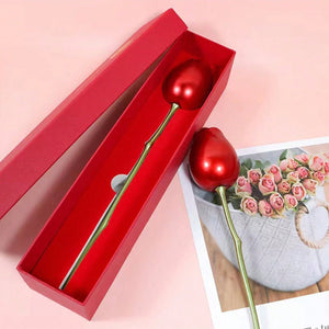 Metal Red Rose Couple Jewelry Box-Fancy Jewelry Box (1 Pc) travel sahayak