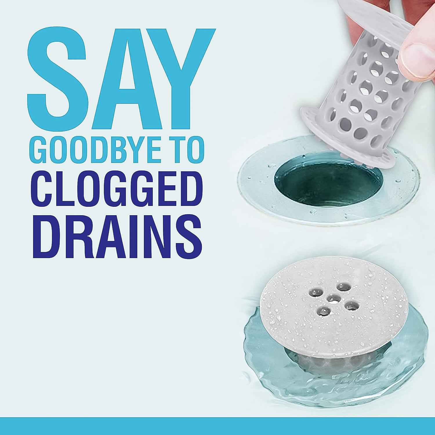 Universal Tub Drain Hair Catcher Strainer (1 Pc)