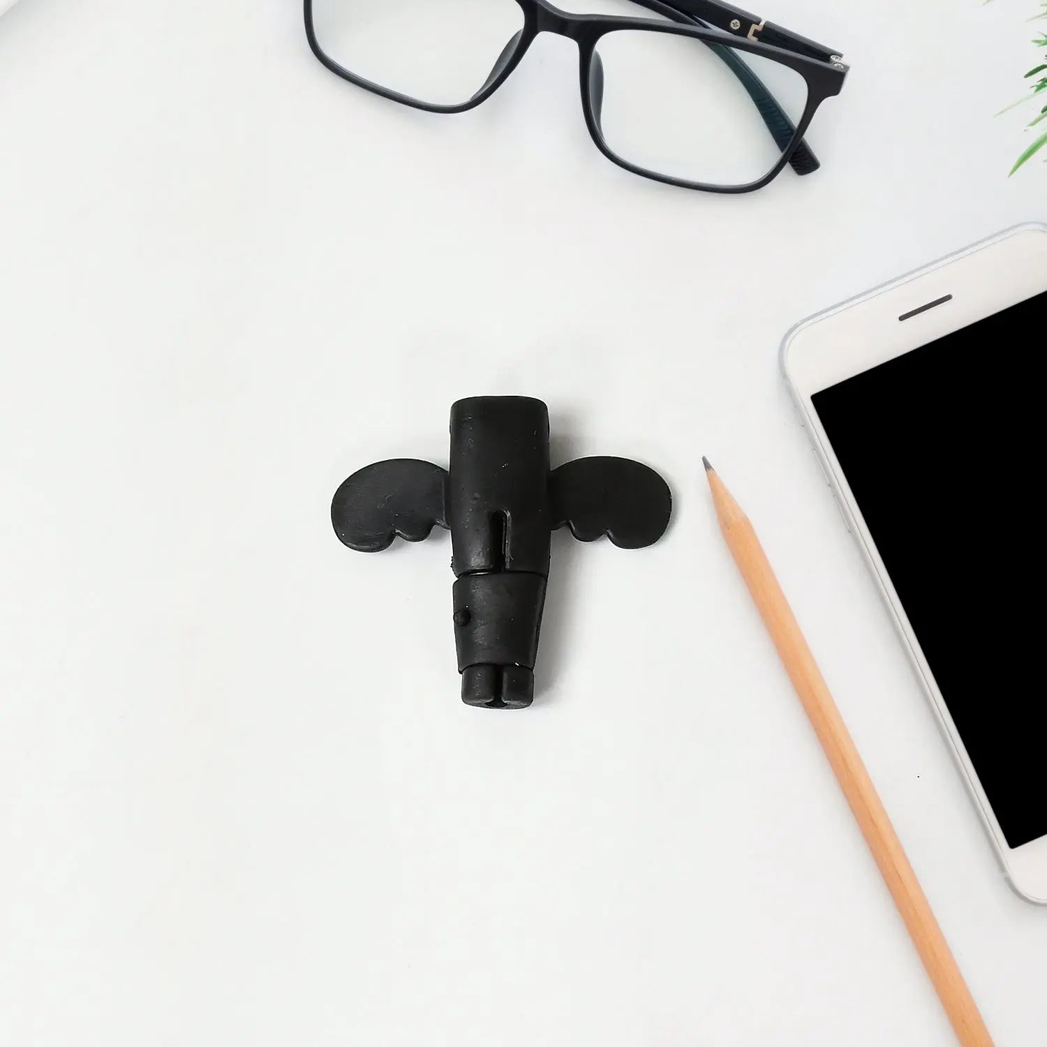 Silicone Data Cable Protector, Angel Data Cable Protective Cover, 2 in 1 Mobile Phone Cord Earphone Cord Saver Storage Tool - varietybazaar.co.in