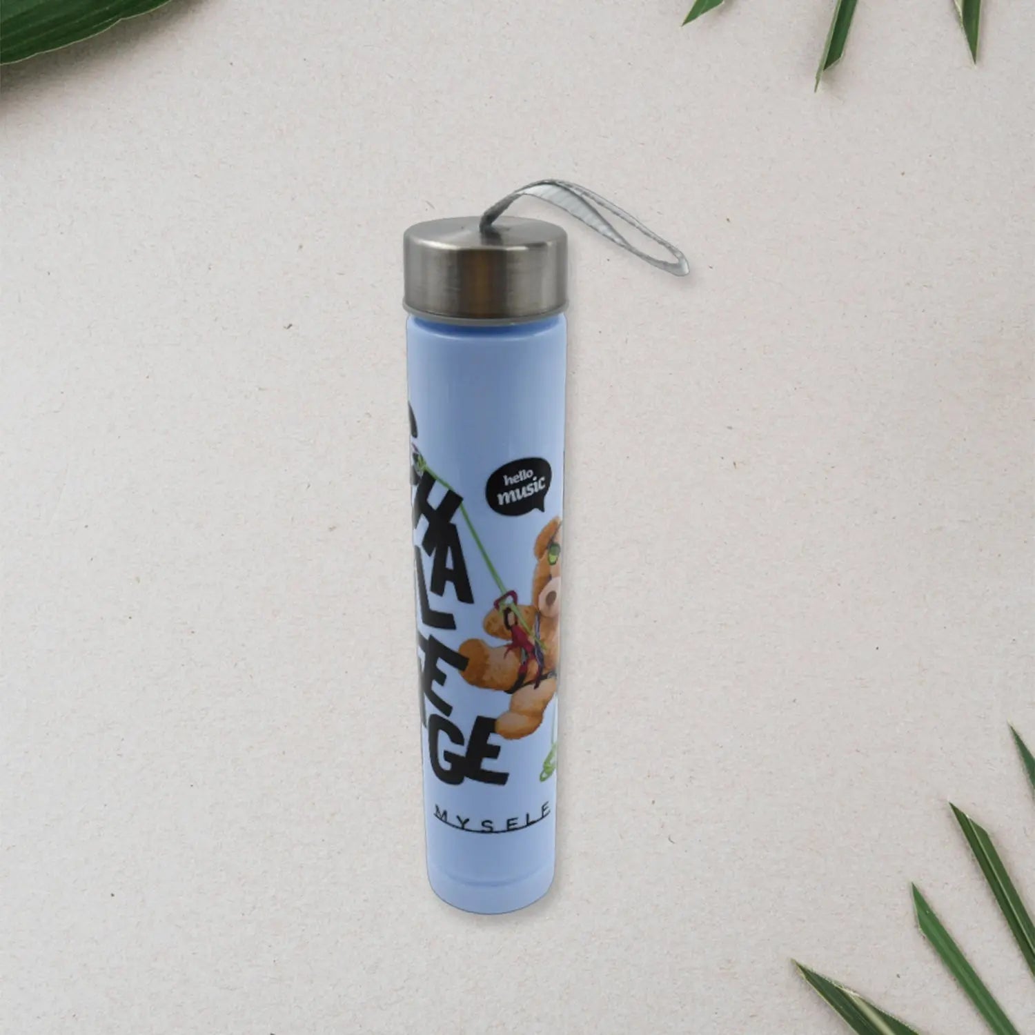 Plastic Water Bottle 3pc Set,3  Different Size Bottle High Quality Water Bottle Plastic Water Bottle BPA-Free & Leak-Proof!  Cartoon Printed Design for Kids' School, For Fridge, Office, Sports, School, Gym, Yoga (3 Pc Set) - varietybazaar.co.in