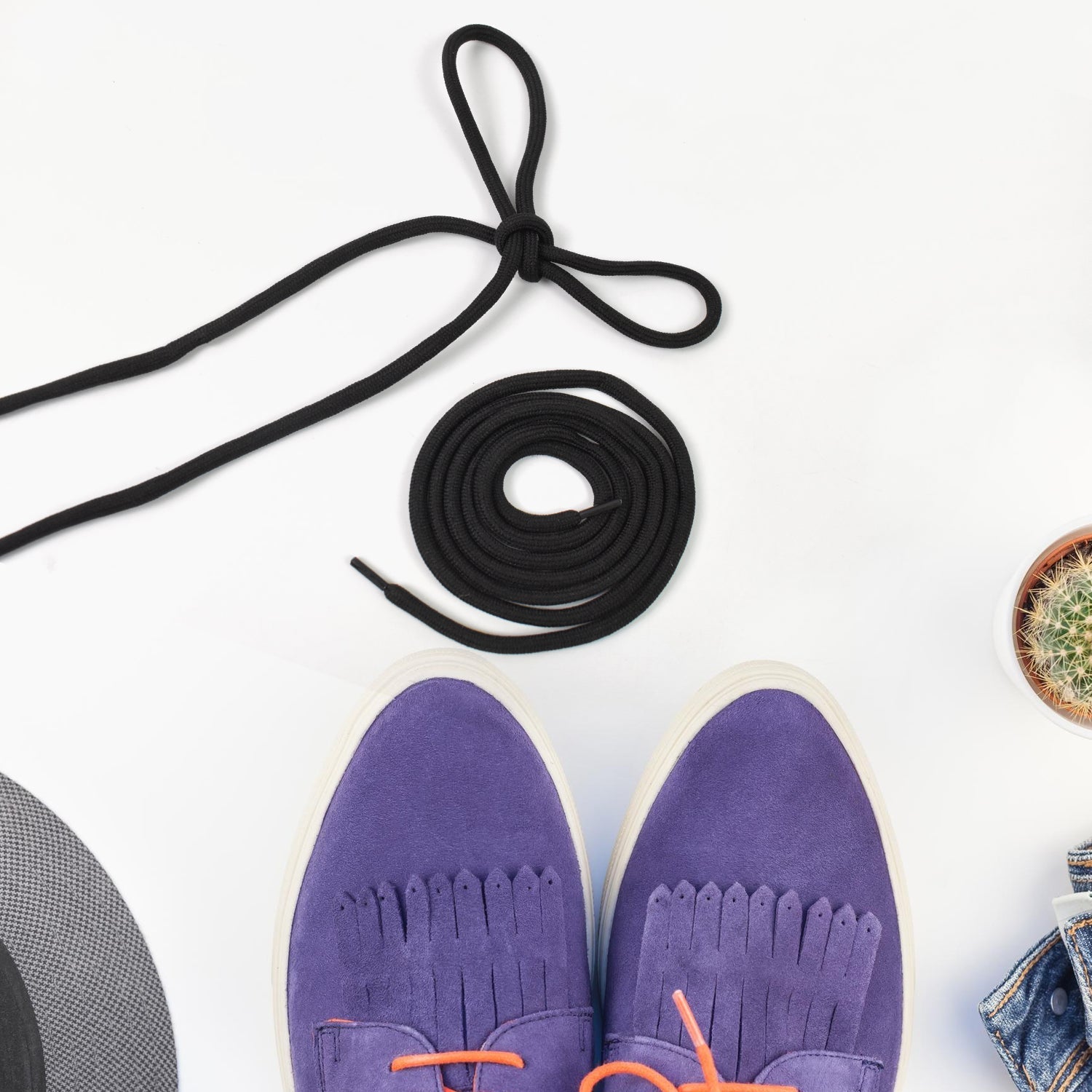 Super Quality Shoe laces Sports Shoe Lace (1 Pair / Mix Color) Variety Bazaar