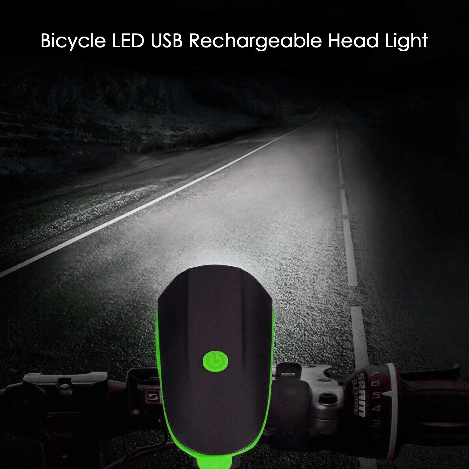 Rechargeable Bicycle LED Bright Light (1 Pc) travel sahayak
