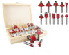 0406 12 / 15pcs Milling Cutter Router Bit Set Travel Sahayak