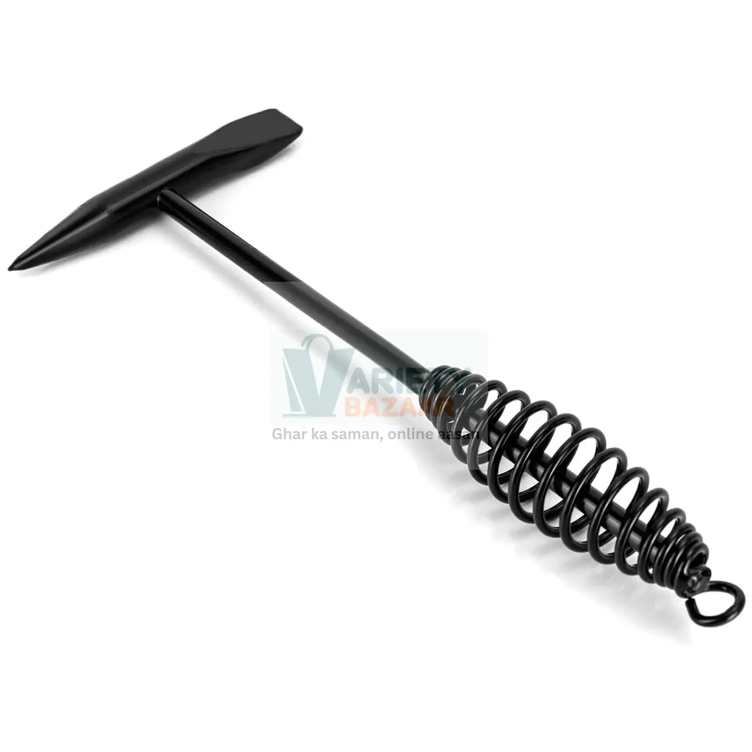 0482 Welding Slag Removal Tool Chipping Hammer with Coil Spring Handle, Mufti Functional for Cleaning Removing Slag Industrial Weld Slag Spatter Removal Tool Welding Hammer, for Machinery Electrician (1 Pc ) Travel Sahayak