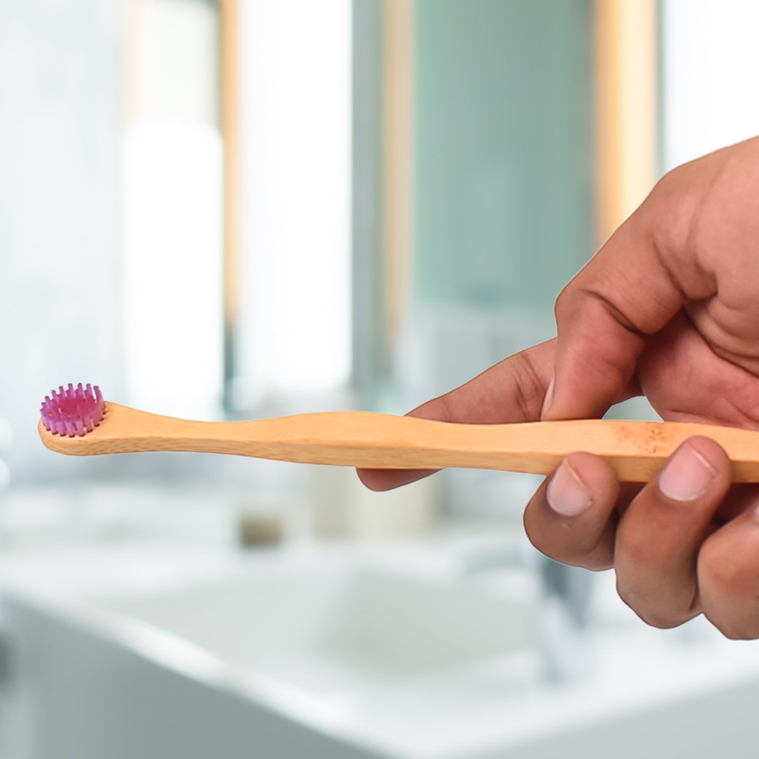 Bamboo Wooden Toothbrush Soft (15 pcs set / With Round Box) travel sahayak