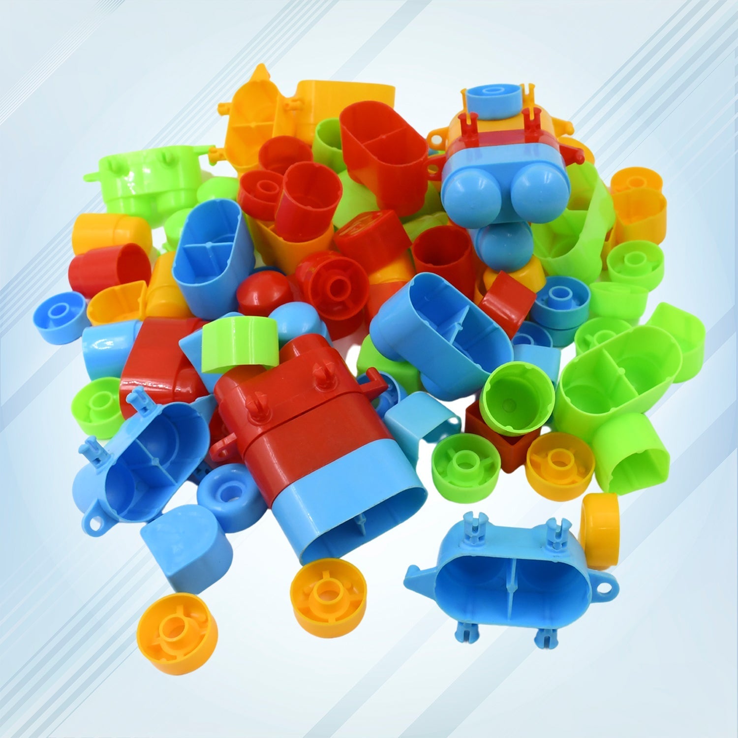 Bricks Blocks Building toy  (88 Pcs Building Blocks) travel sahayak