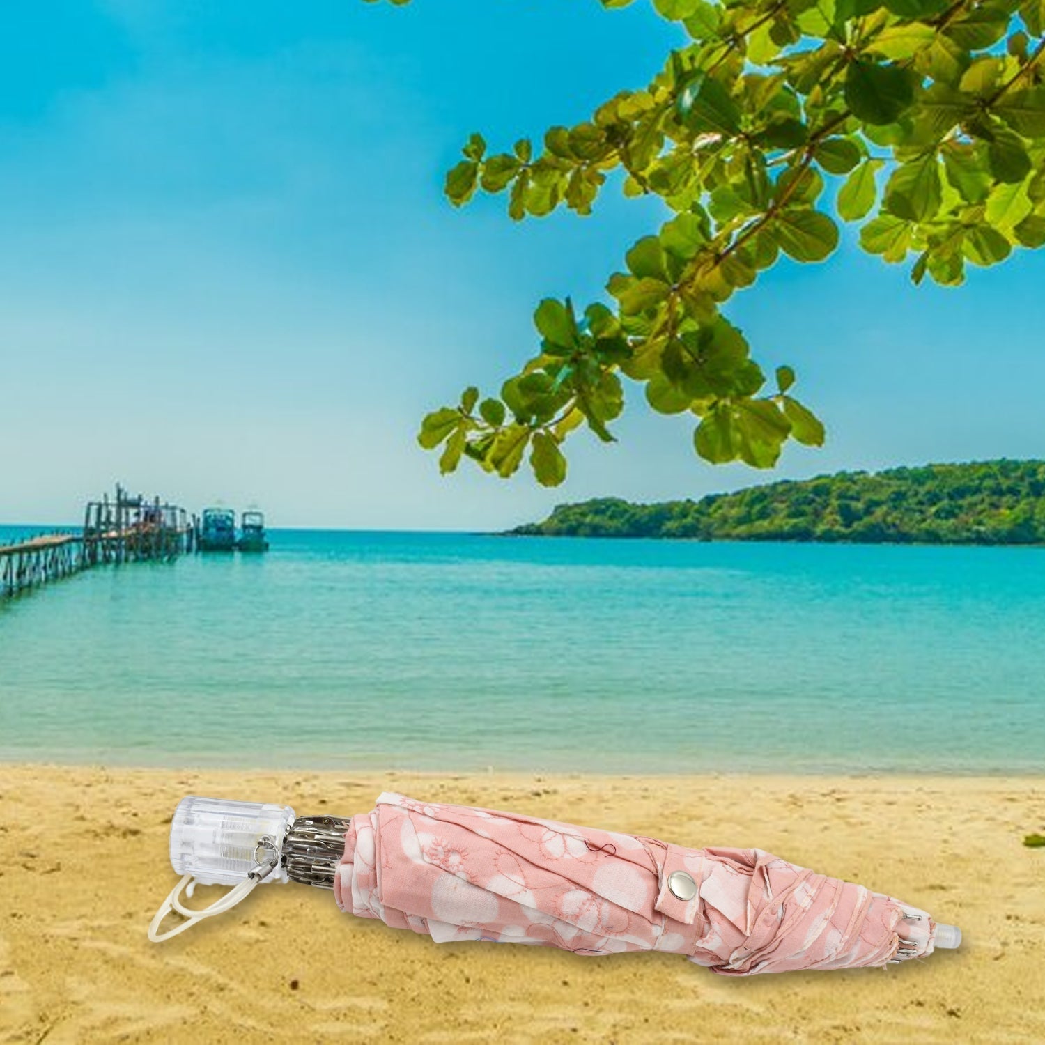3-Fold Umbrella Summer Sun Protection Foldable Cute Umbrella || UV Protection Sun Umbrella || Travel Accessories || Umbrella for Children, Girls, and Boys (1 Pc) Variety Bazaar