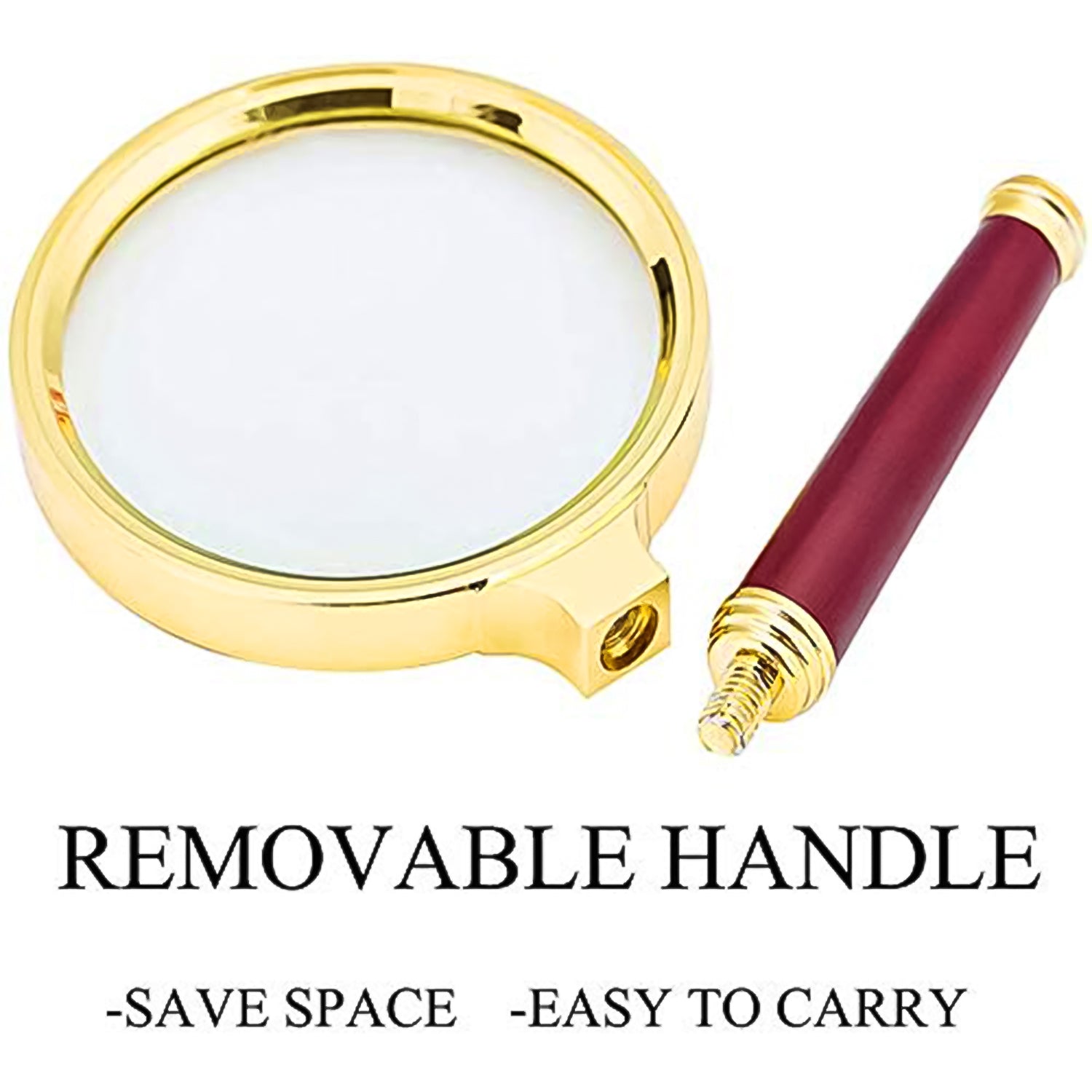 Magnifying Glass Handheld Magnifier (80 MM / 1 Pc) travel sahayak