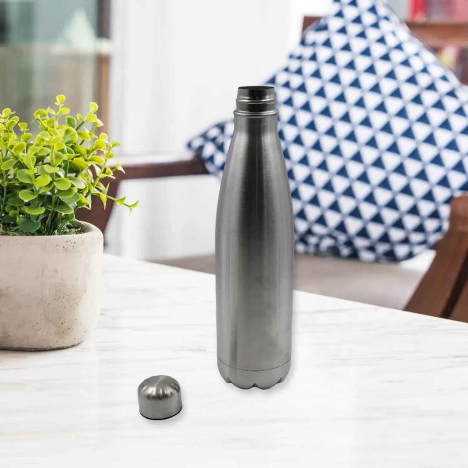 6897 Stainless Steel Water Bottle, Fridge Water Bottle, Stainless Steel Water Bottle Leak Proof, Rust Proof, Cold & Hot Thermos steel Bottle| Leak Proof | Office Bottle | Gym | Home | Kitchen | Hiking | Trekking | Travel Bottle (1000 ml - varietybazaar.co.in