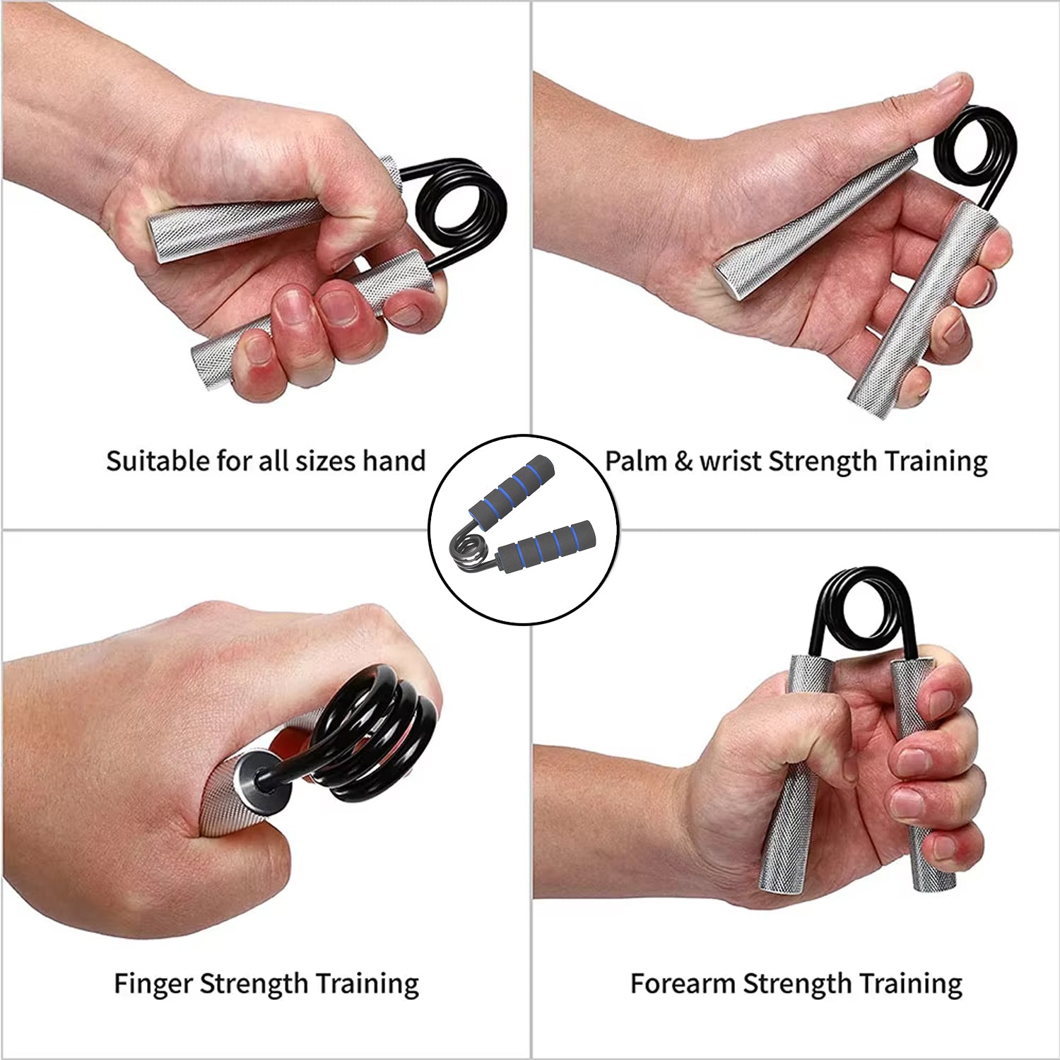 150KG CHALLENGE, Hand Exerciser, Hand Gripper / Finger Strengthener ( 1 Pc / 300LB ) Variety Bazaar
