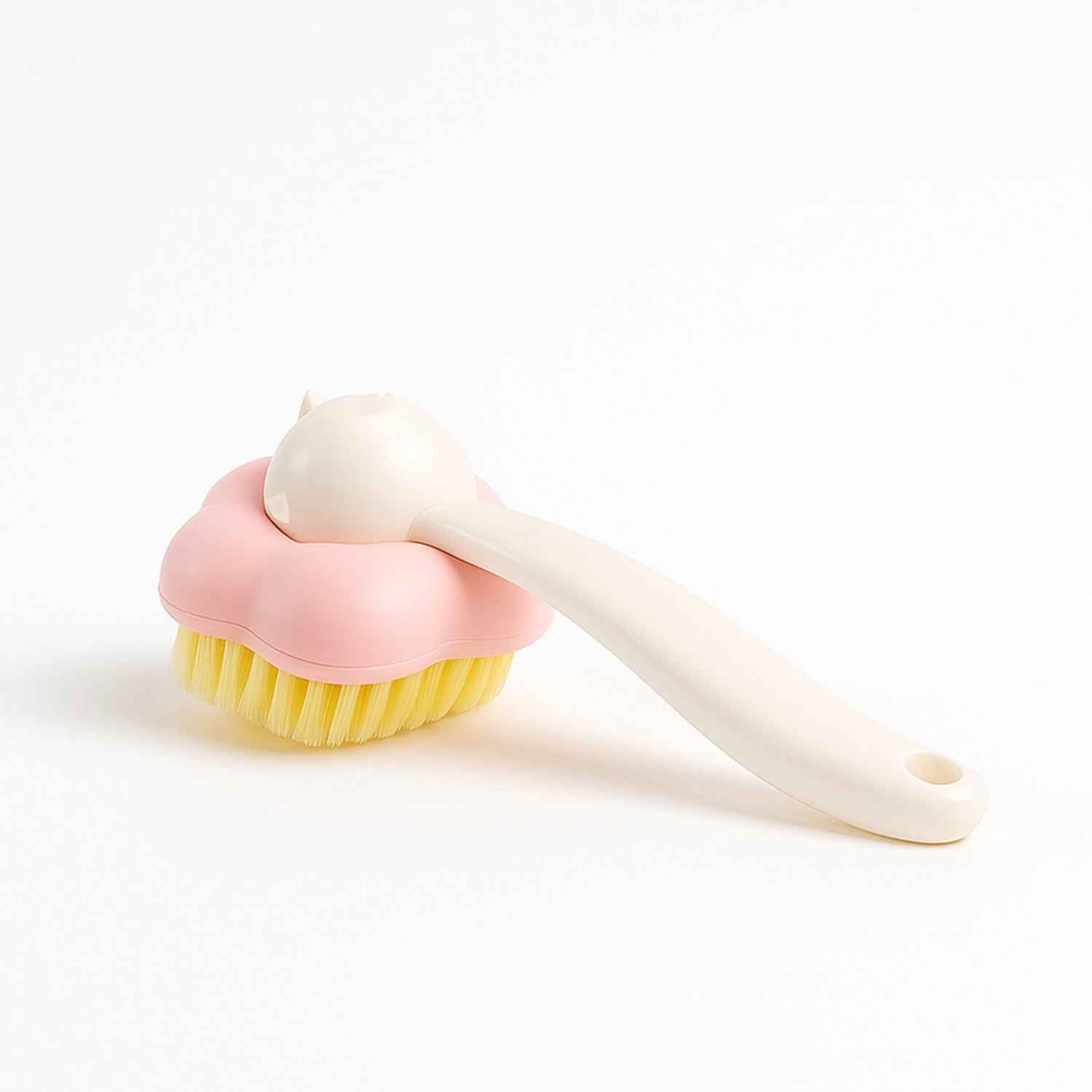 Soft Bristle Bath Brush with Long Handle (1 Pc)