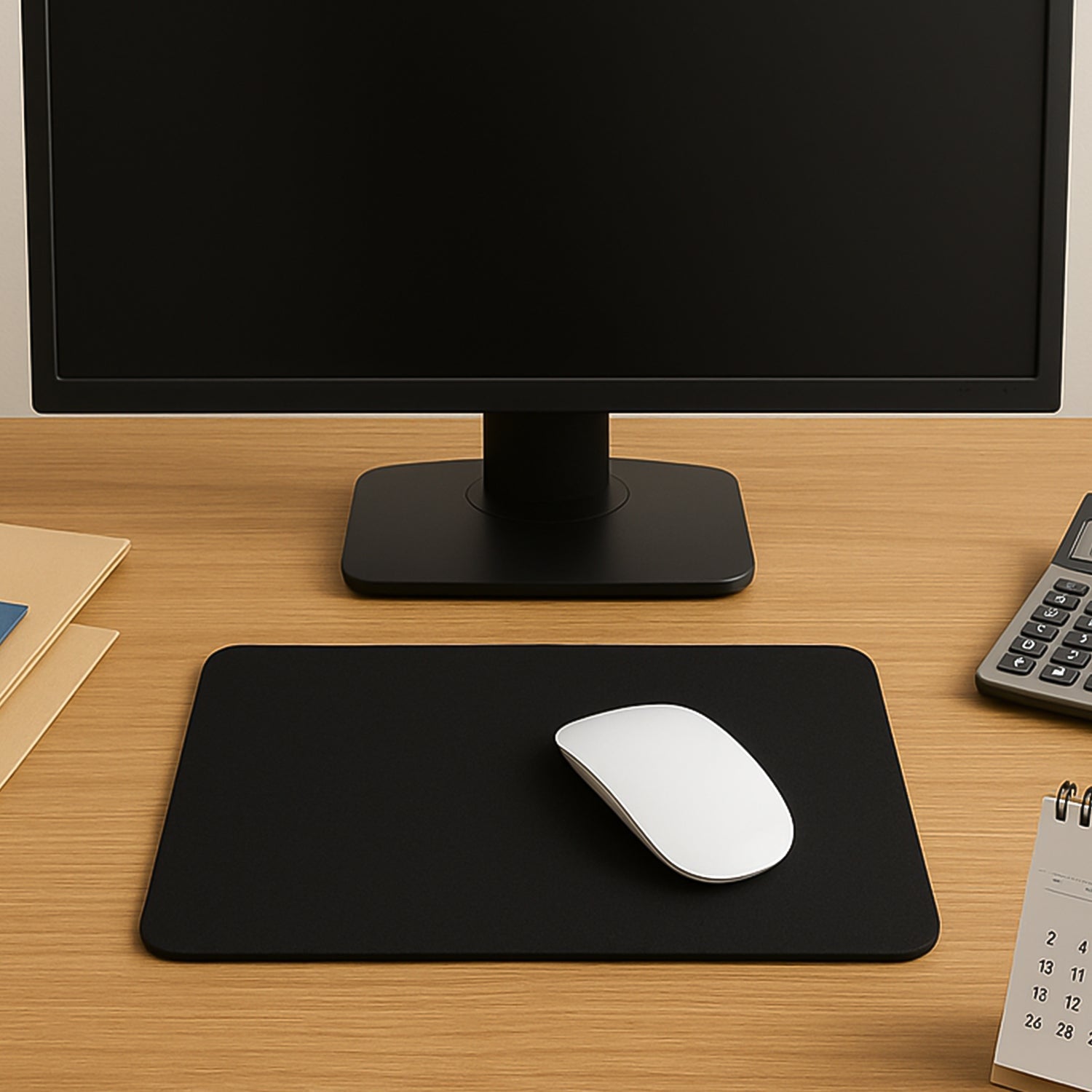 Simple Mouse Pad Used For Mouse While Using Computer.