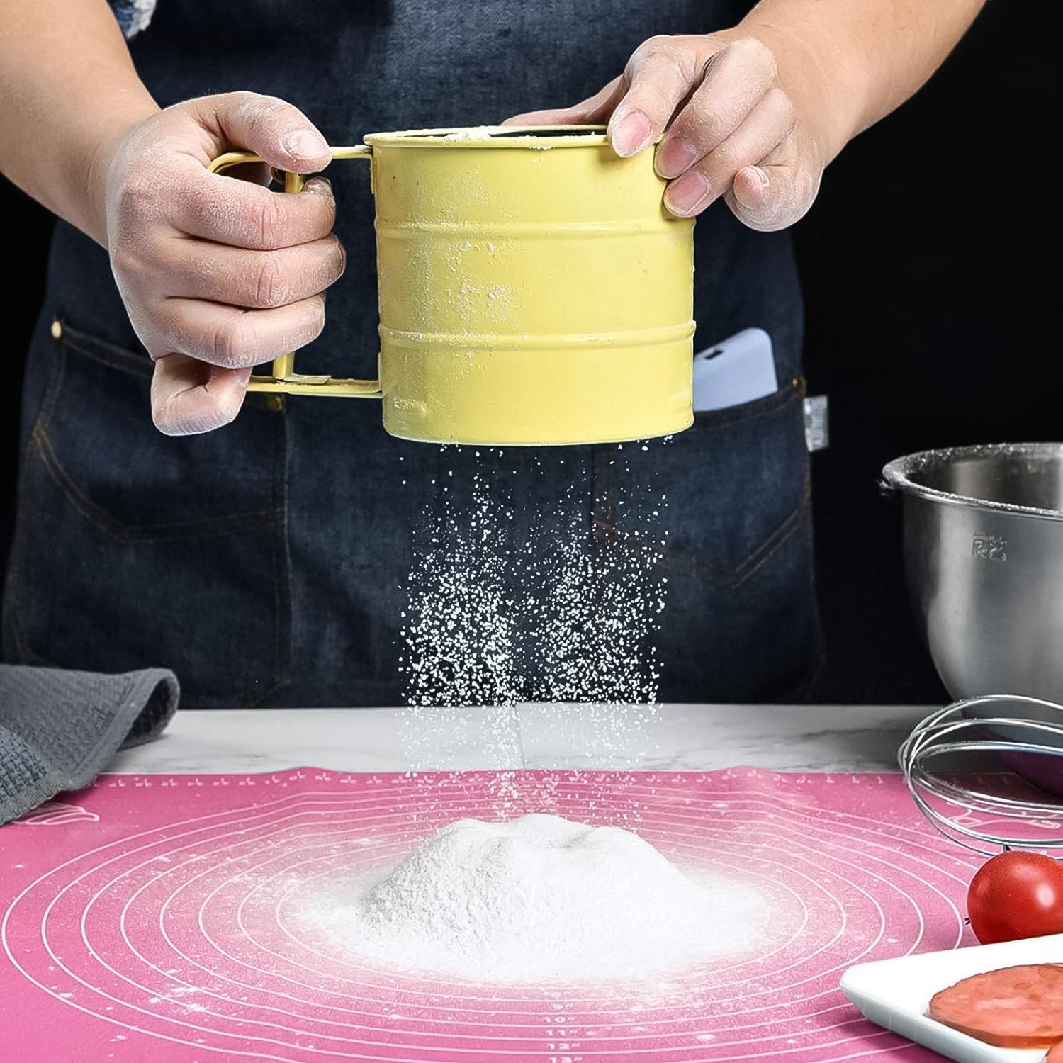 Rolling Baking Mat with Measurements (65×45 Cm) travel sahayak