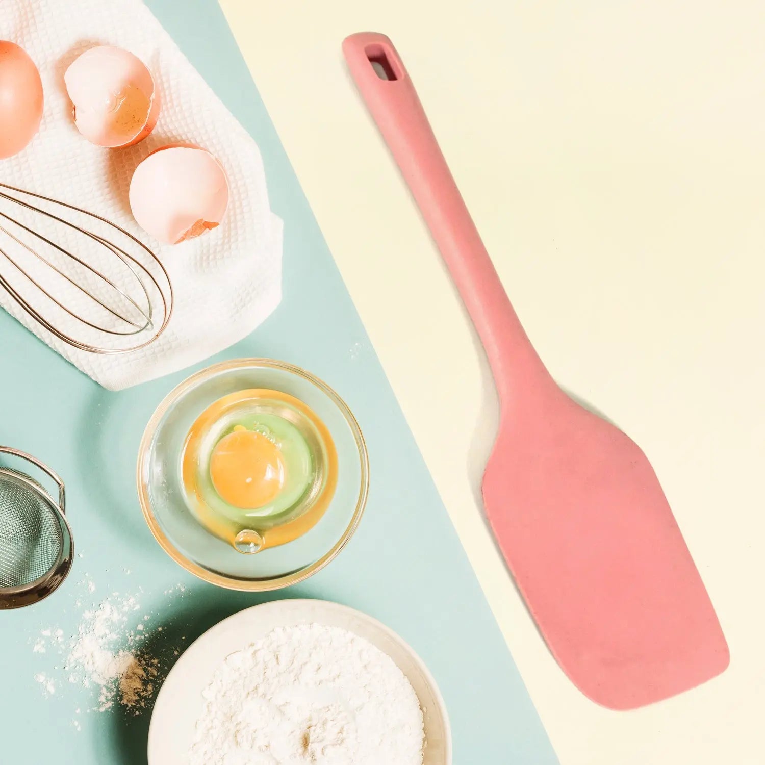 Multipurpose Silicone Spoon, Silicone Basting Spoon Non-Stick Kitchen Utensils Household Gadgets Heat-Resistant Non Stick Spoons Kitchen Cookware Items For Cooking and Baking (6 Pcs Set) - varietybazaar.co.in