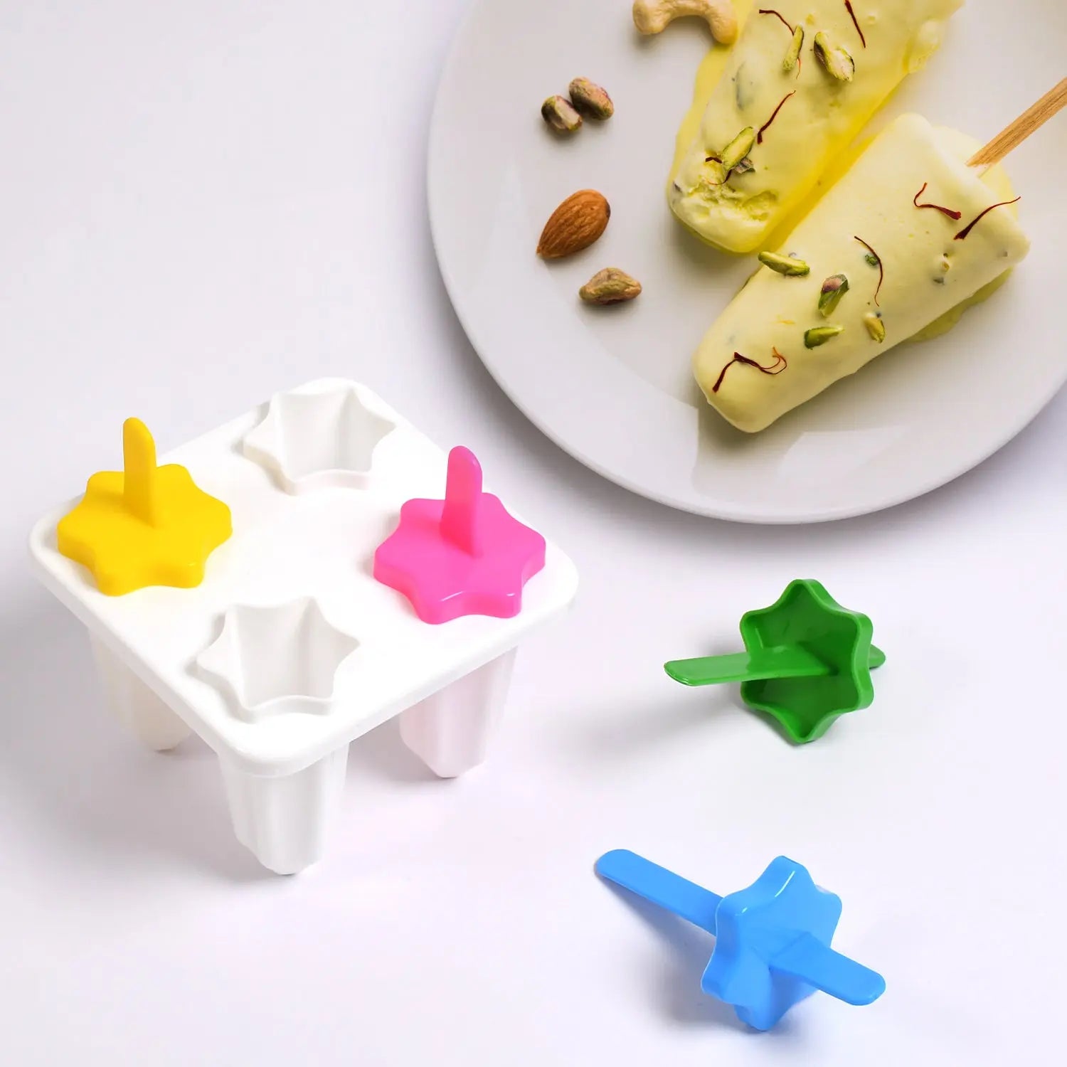 6307B 4Pc Ice Candy Maker used for making ice-creams in all kinds of places including restaurants and ice-cream Parlours etc. - varietybazaar.co.in