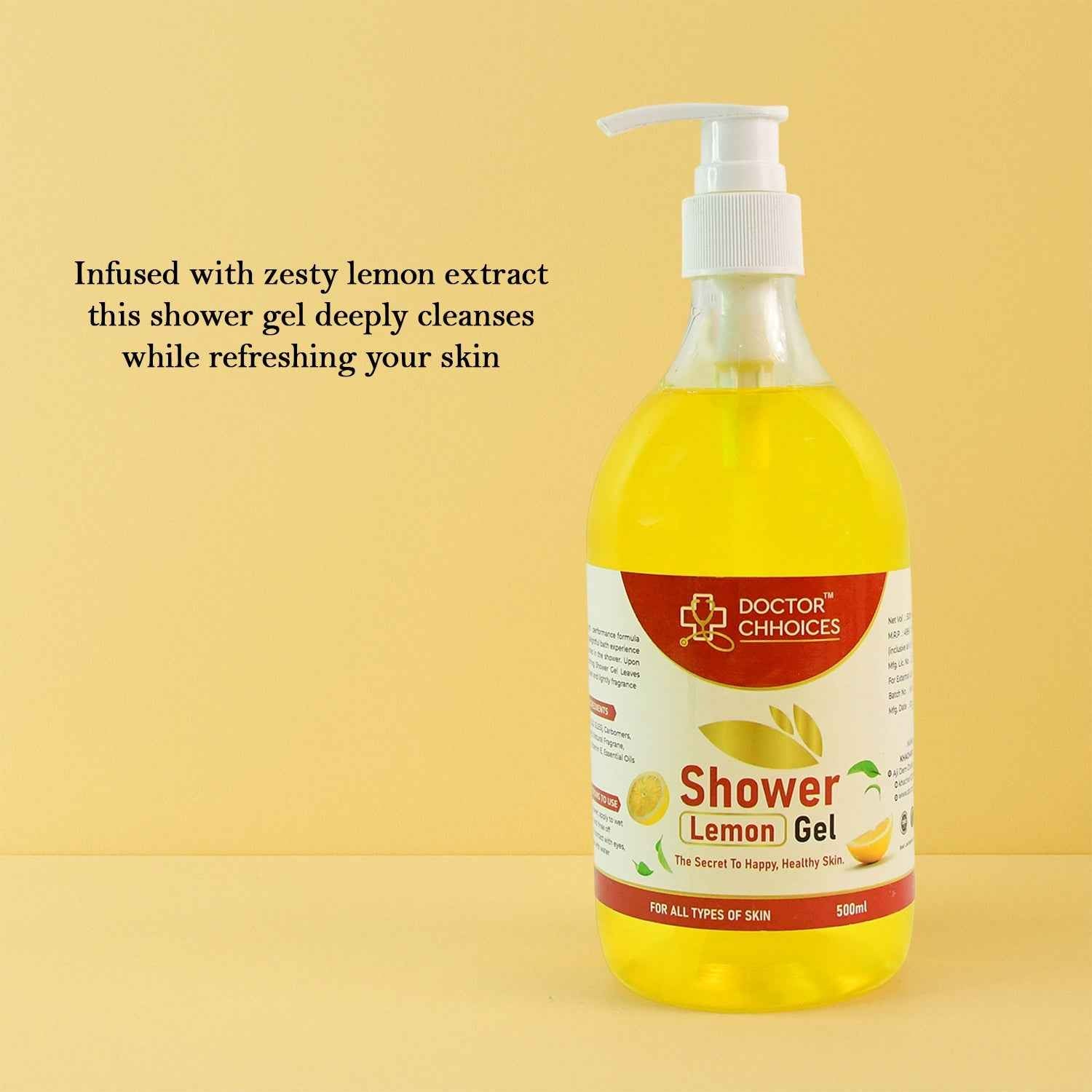 Doctor Chhoices / Choices Lemon Shower Gel – 500ml (1 Pc)