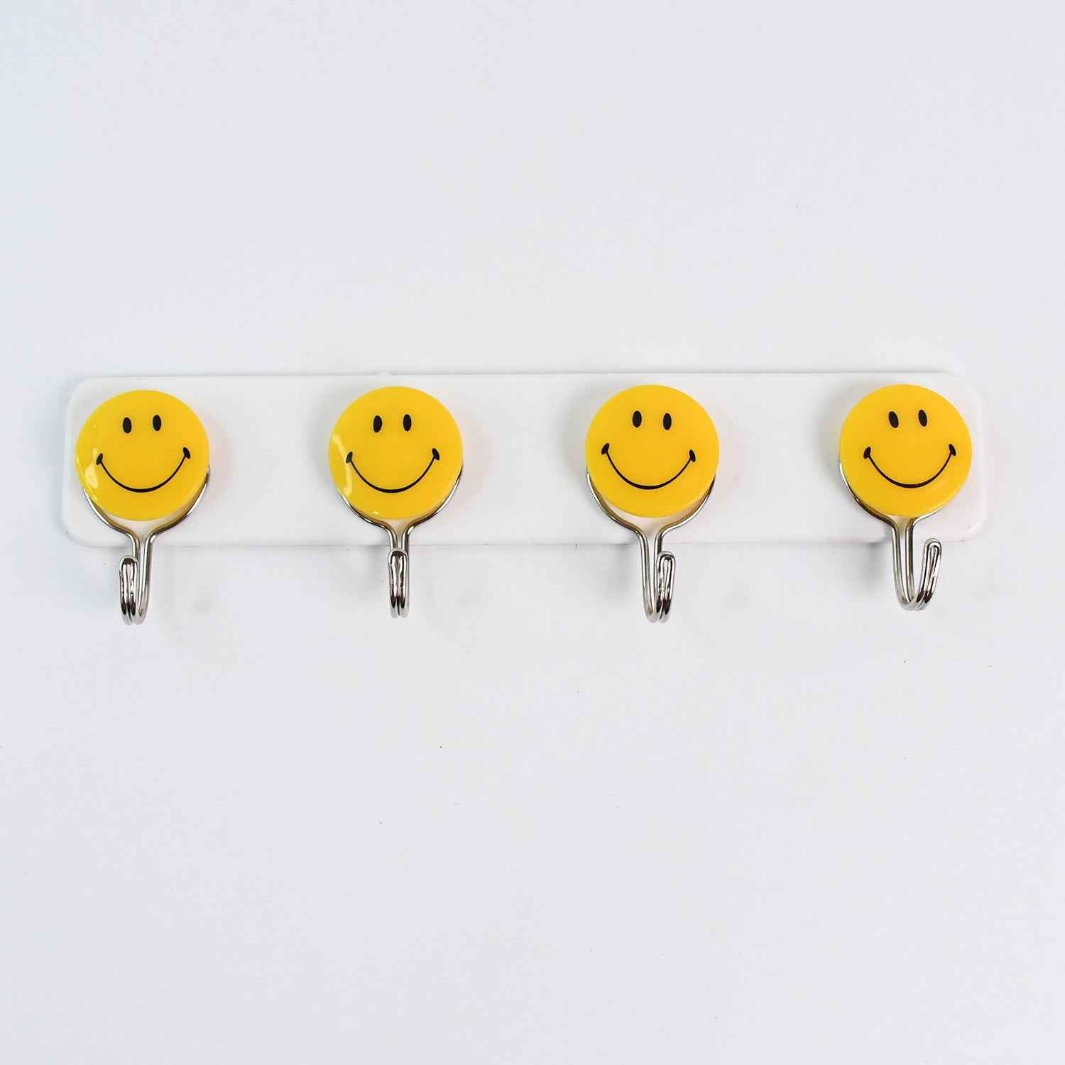 Multipurpose Self-Adhesive 4 hooks for wall Hook (1 Pc)