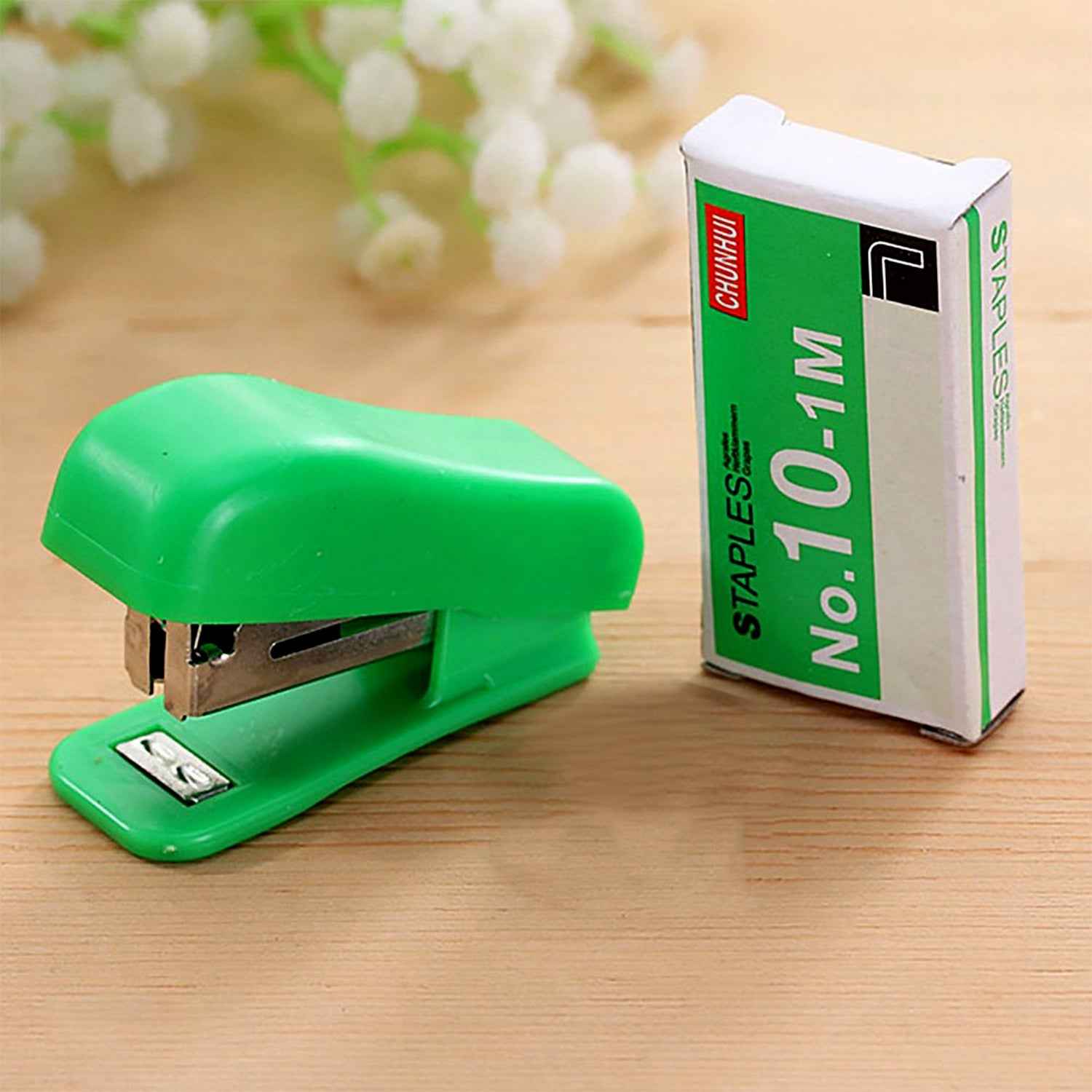 Mini Stapler Set  with Staples – Assorted Colors | No.10 Staplers with Pins (20 pcs Set)