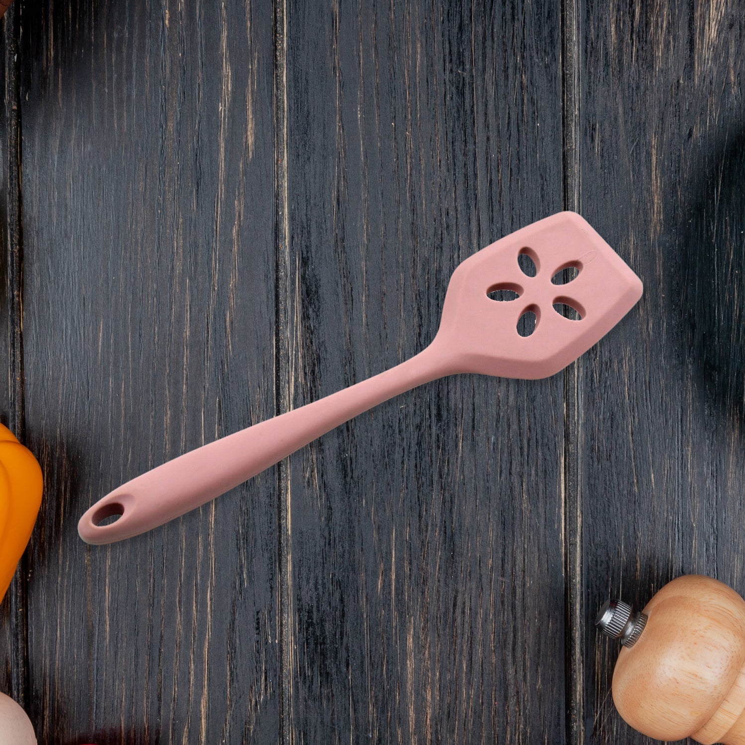 5443 Silicone Cooking Cookware Heat-Resistant Kitchen Utensils Cookware Kitchenware (30cm) Travel Sahayak