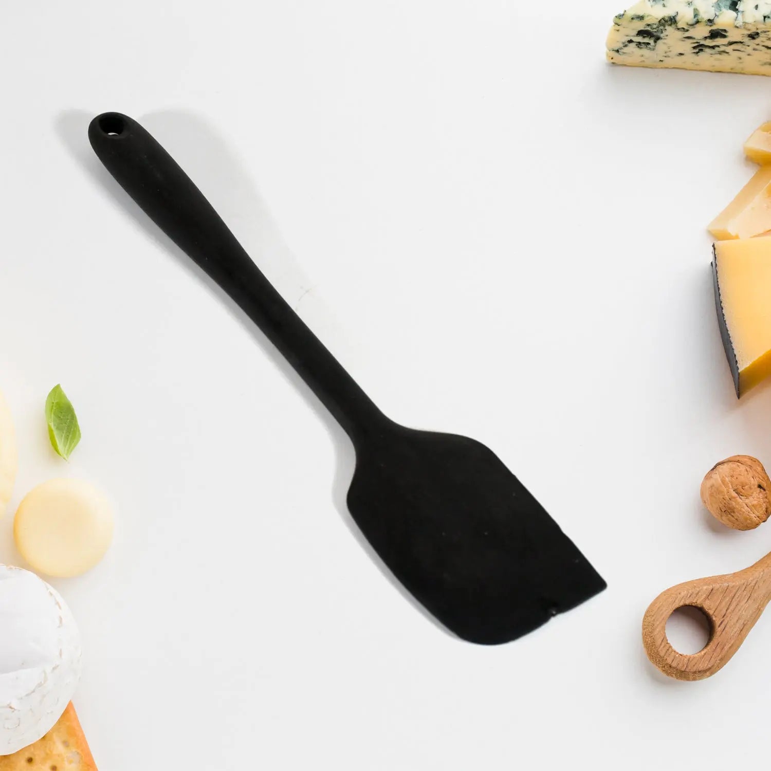 Multipurpose Silicone Spoon, Silicone Basting Spoon Non-Stick Kitchen Utensils Household Gadgets Heat-Resistant Non Stick Spoons Kitchen Cookware Items For Cooking and Baking (6 Pcs Set) - varietybazaar.co.in
