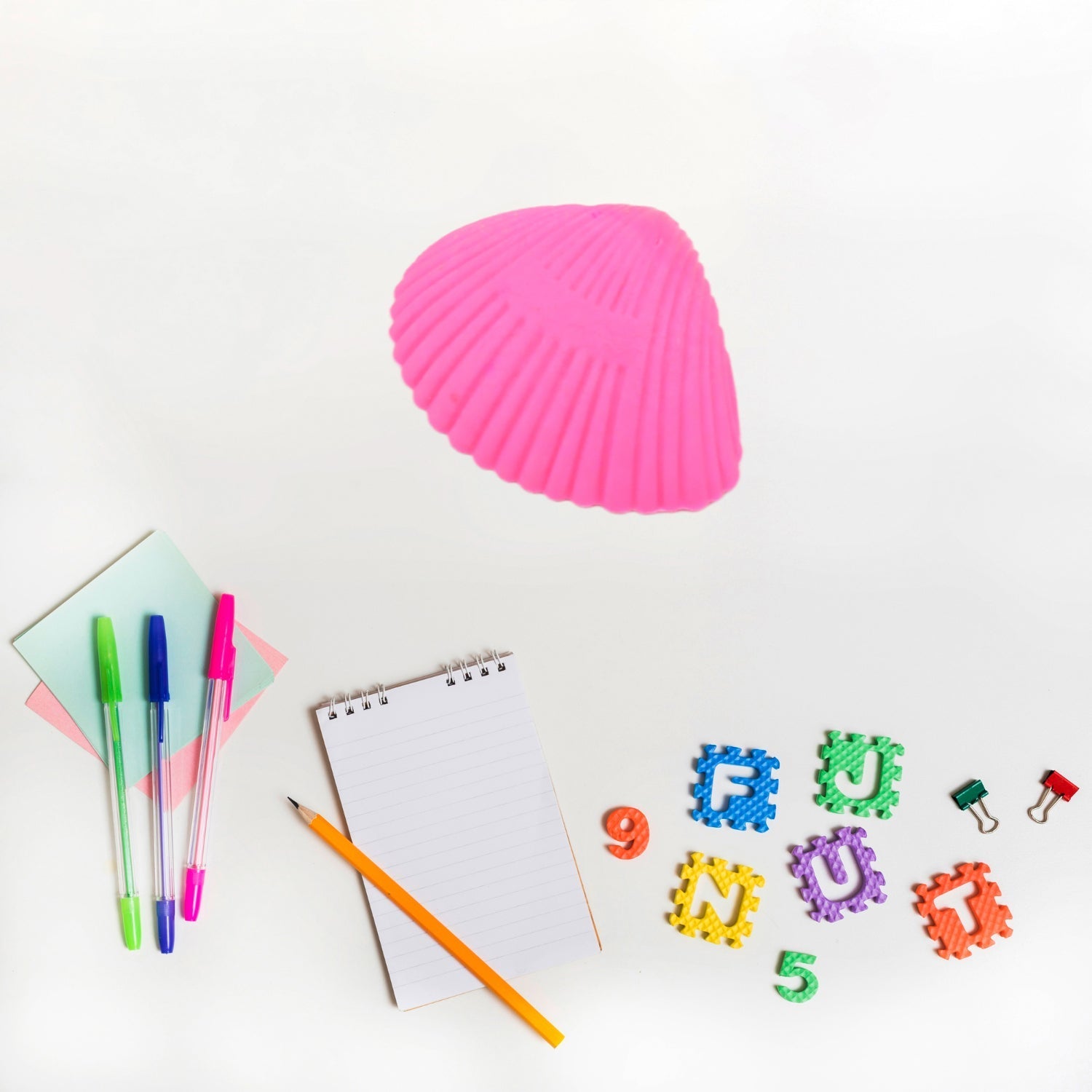 3D Shell Design Fancy & Stylish Eraser (1 Pc / Mix Design) Variety Bazaar