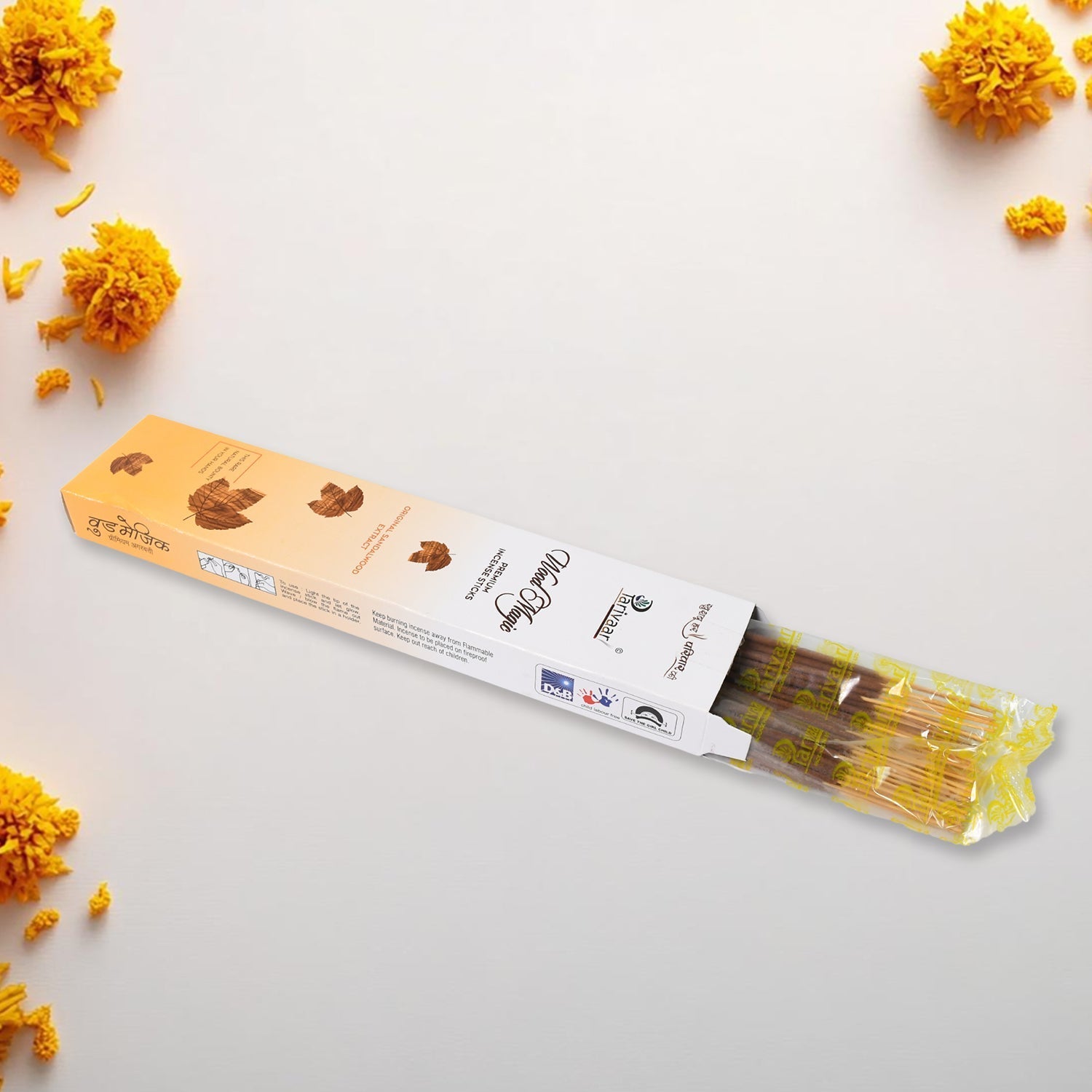 Wood Magic Flavour Incense Sticks / Agarbatti (90 GM With Machis 1 Packet) travel sahayak