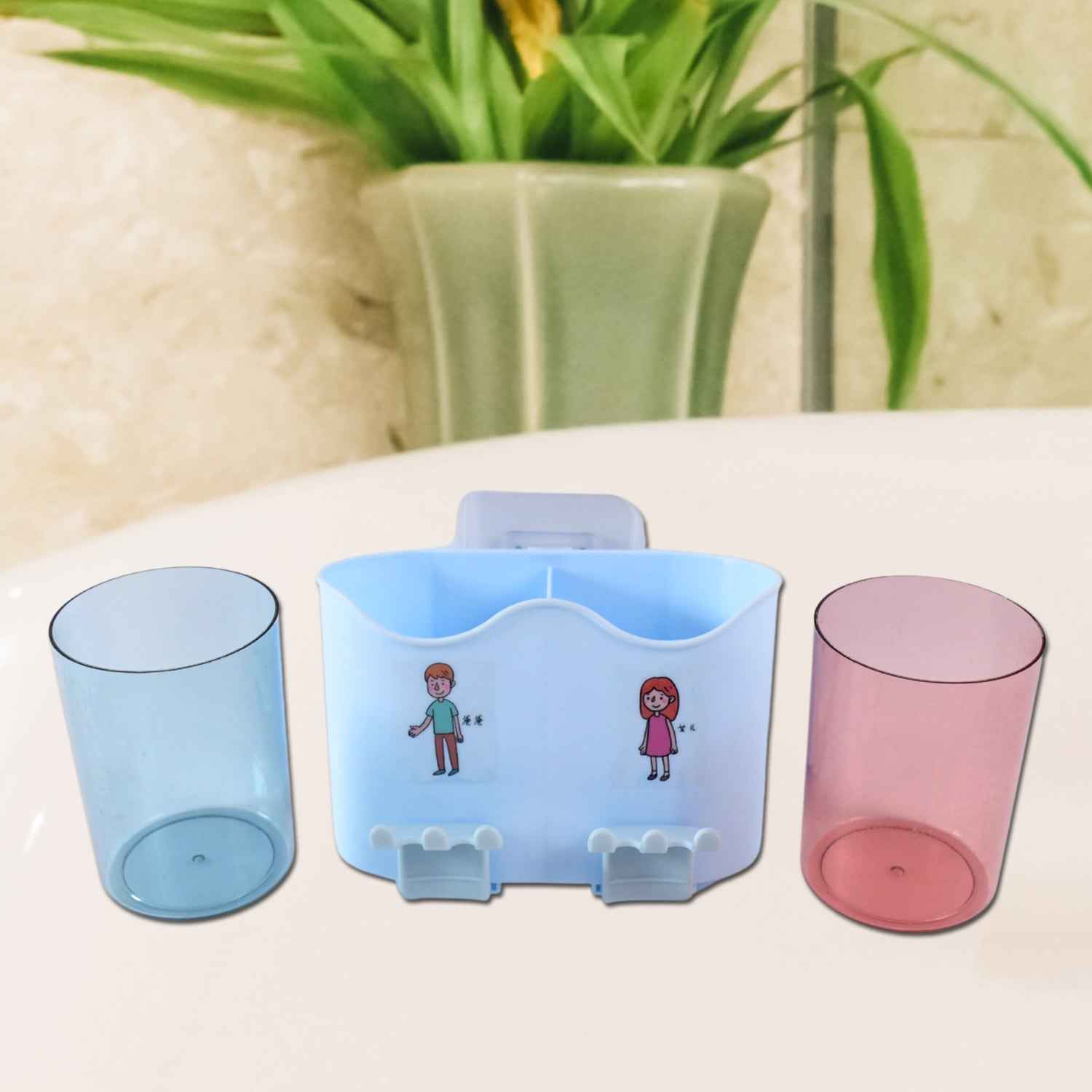 Wall-Mounted Toothbrush Holder