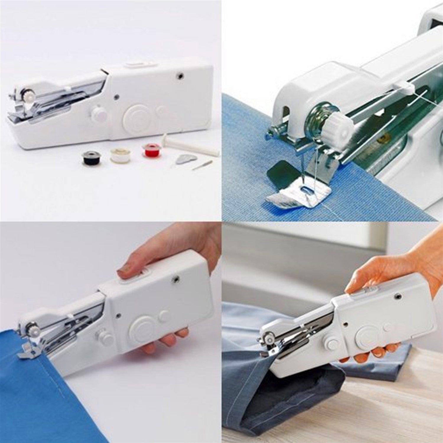 Cordless Handheld Electric Sewing Machine (Battery Not Included / 1 Pc) Variety Bazaar
