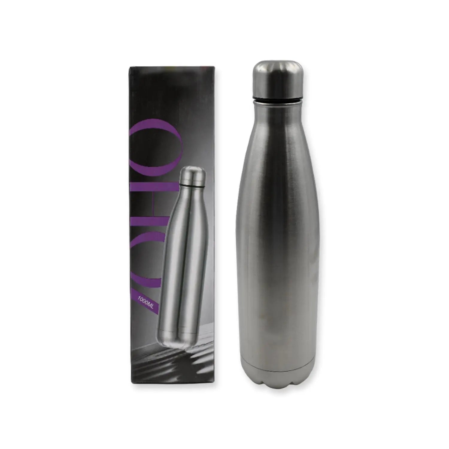 6897 Stainless Steel Water Bottle, Fridge Water Bottle, Stainless Steel Water Bottle Leak Proof, Rust Proof, Cold & Hot Thermos steel Bottle| Leak Proof | Office Bottle | Gym | Home | Kitchen | Hiking | Trekking | Travel Bottle (1000 ml - varietybazaar.co.in