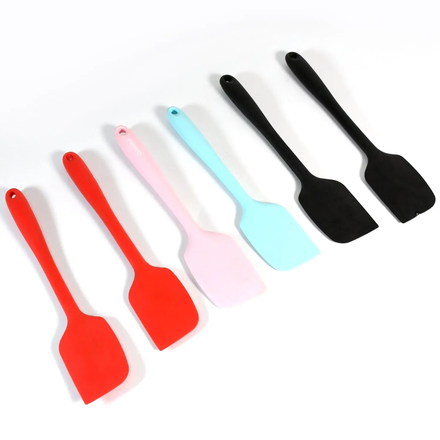 Multipurpose Silicone Spoon, Silicone Basting Spoon Non-Stick Kitchen Utensils Household Gadgets Heat-Resistant Non Stick Spoons Kitchen Cookware Items For Cooking and Baking (6 Pcs Set) - varietybazaar.co.in