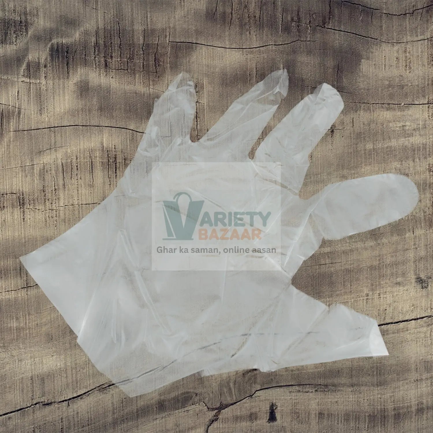 0665 Large Size Plastic Transparent Disposable Clear Plastic Hand Gloves For Home, Kitchen, Hotels, Hospitals, Clinics, Beauty Parlor, Saloons (100 pcs) Travel Sahayak