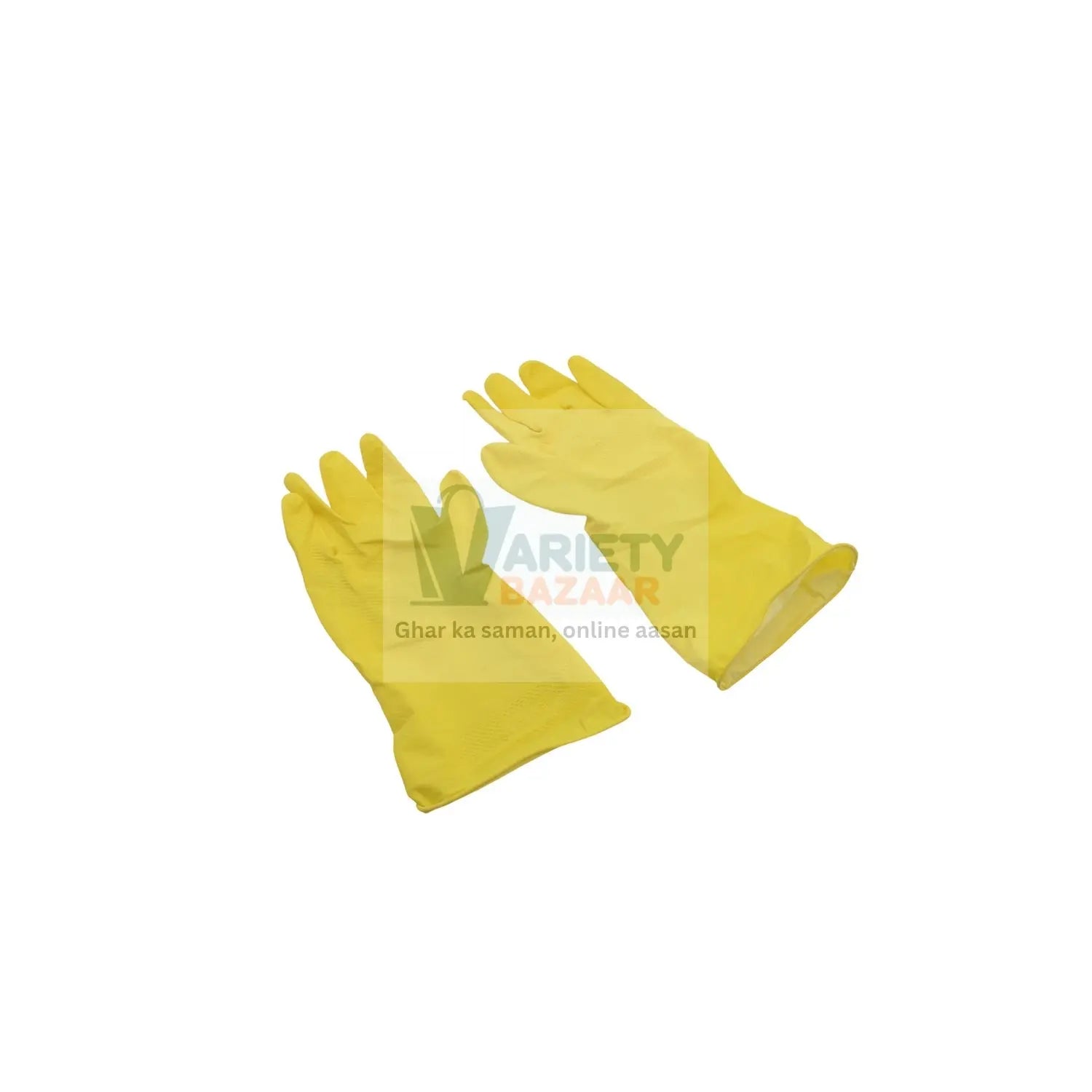 0679 Multipurpose Rubber Reusable Cleaning Gloves, Reusable Rubber Hand Gloves I Latex Safety Gloves I for Washing I Cleaning Kitchen I Gardening I Sanitation I Wet and Dry Use Gloves (1 Pair) Travel Sahayak