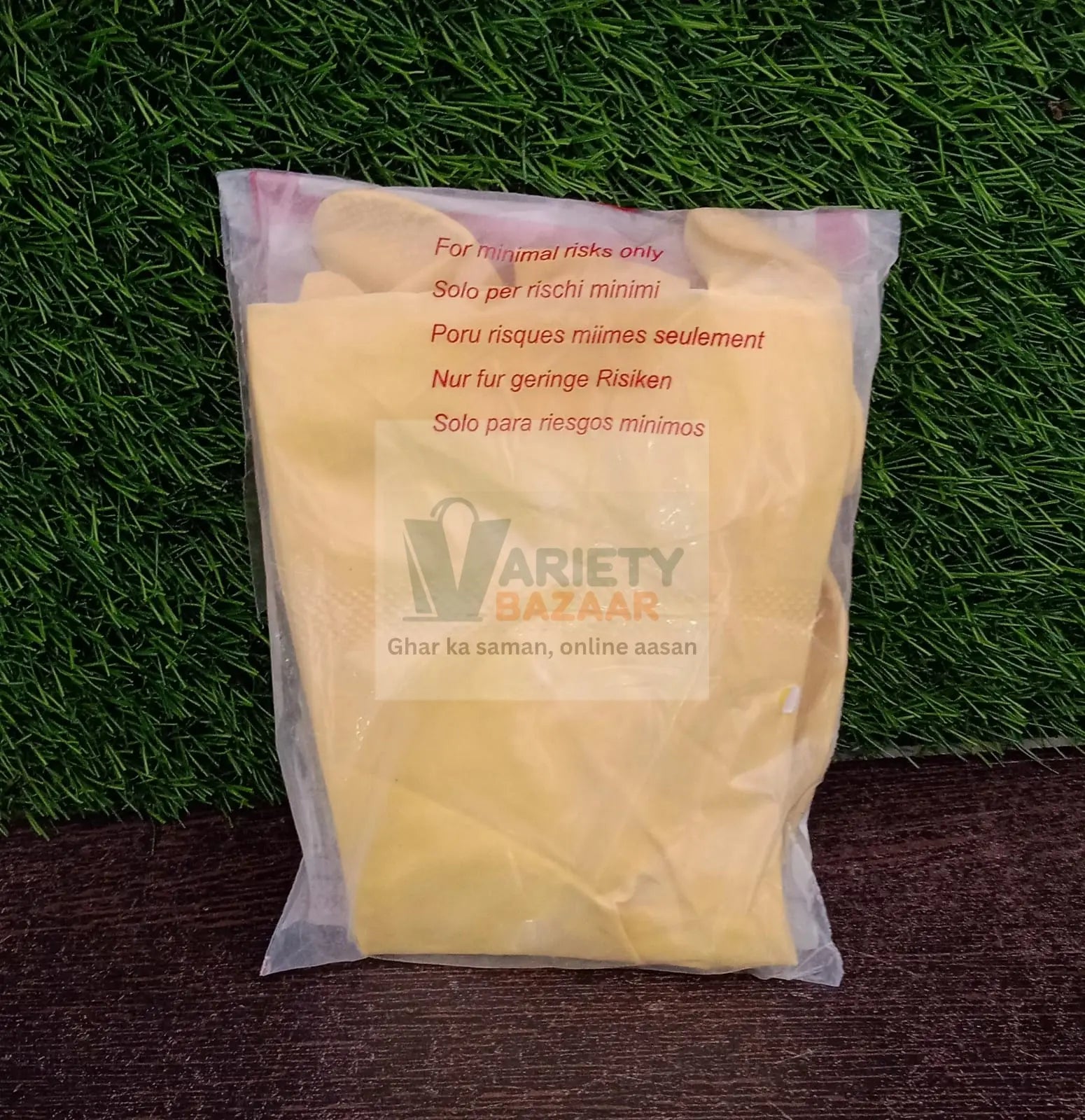 0679 Multipurpose Rubber Reusable Cleaning Gloves, Reusable Rubber Hand Gloves I Latex Safety Gloves I for Washing I Cleaning Kitchen I Gardening I Sanitation I Wet and Dry Use Gloves (1 Pair) Travel Sahayak