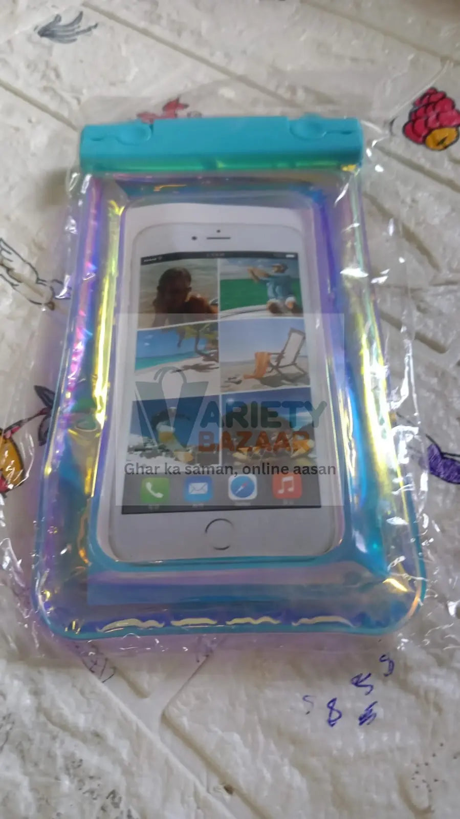 0687 Waterproof Phone Pouch Bag, Phone Accessories Transparent Phone Bag Swimming Phone Bag Mobile Phone Bag Waterproof Smartphone Protective Pouch for Pool, Beach for All Smartphones Travel Sahayak