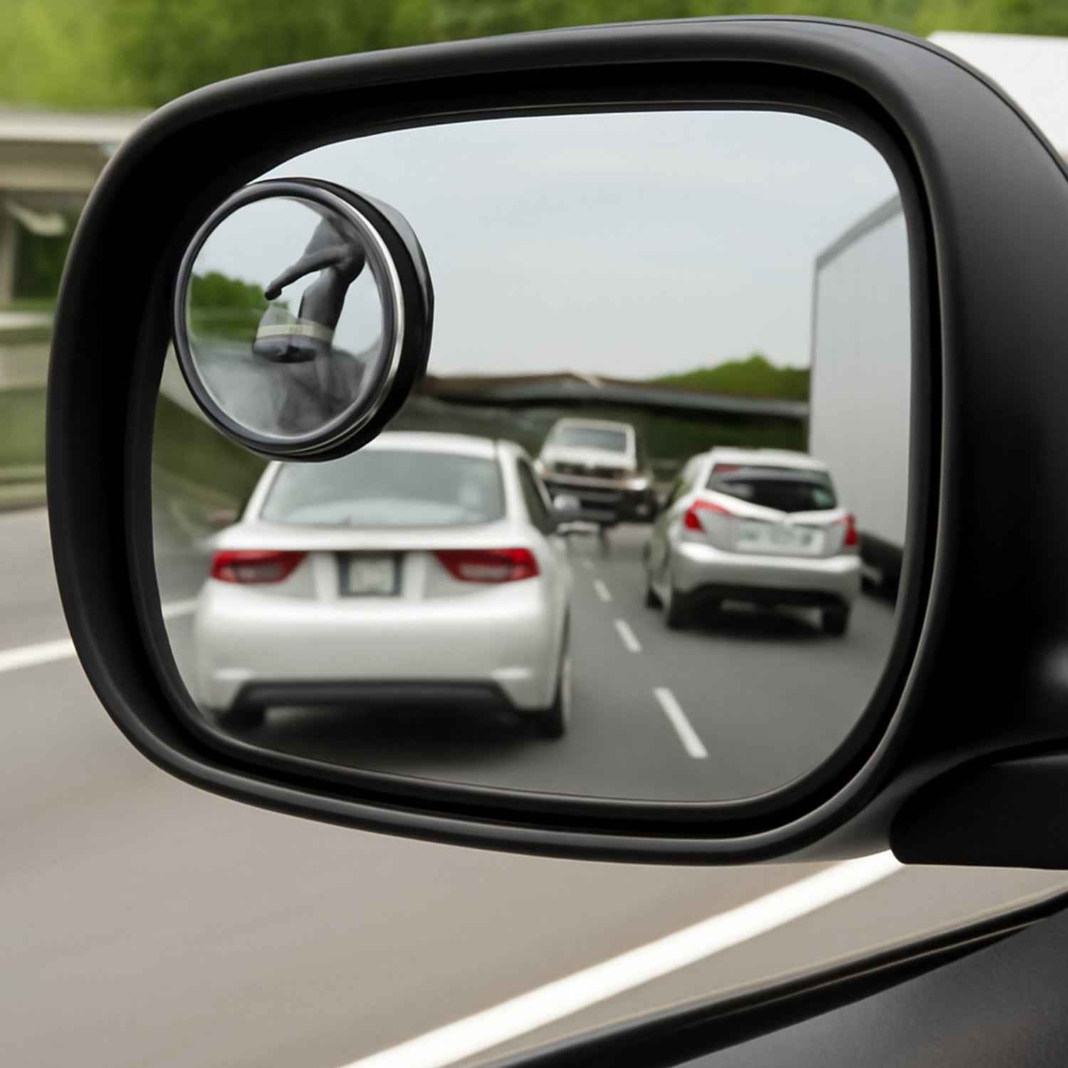 360° Adjustable Blind Spot Mirror for Car Side Rearview (2 Pc)