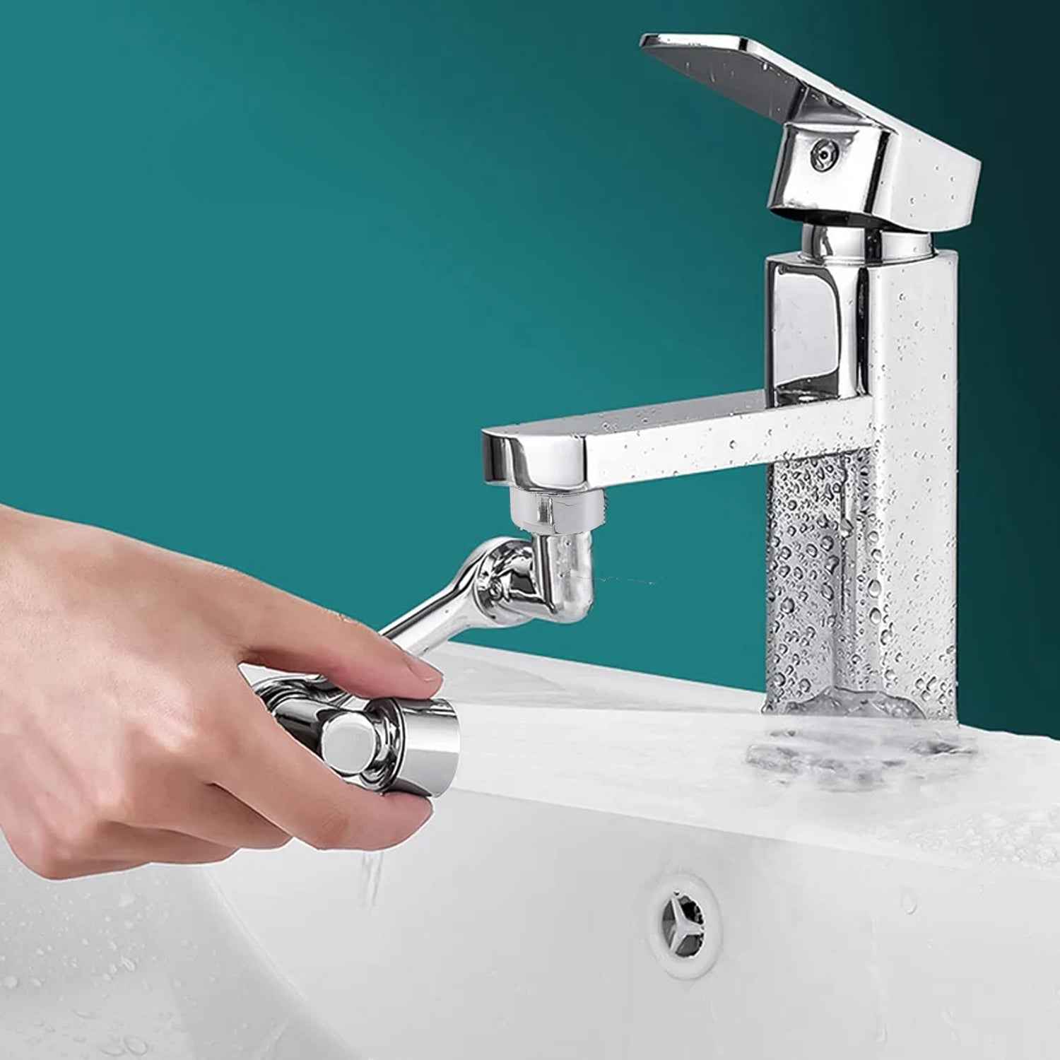 Universal Faucet Extension Splash-Proof Nozzle (1 Pc)